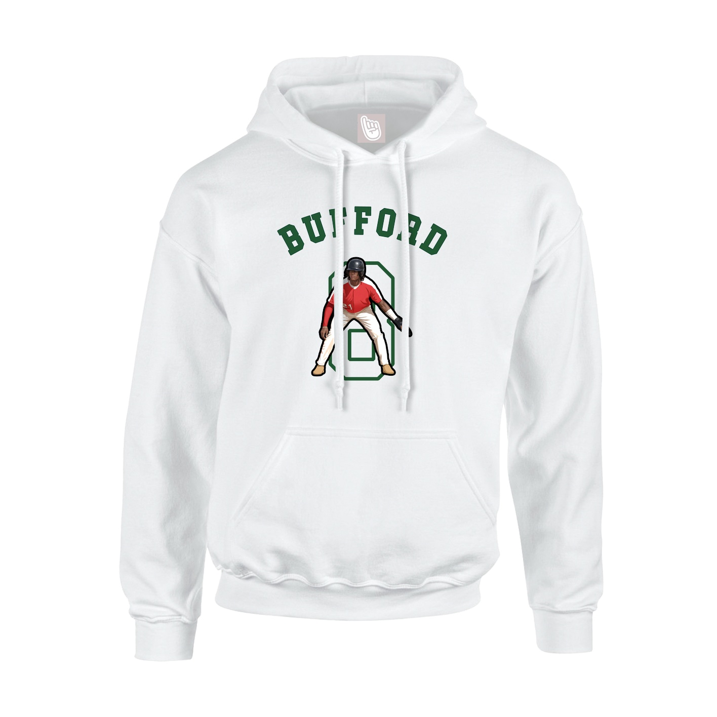 Hoodie — Shirsey Arch in White