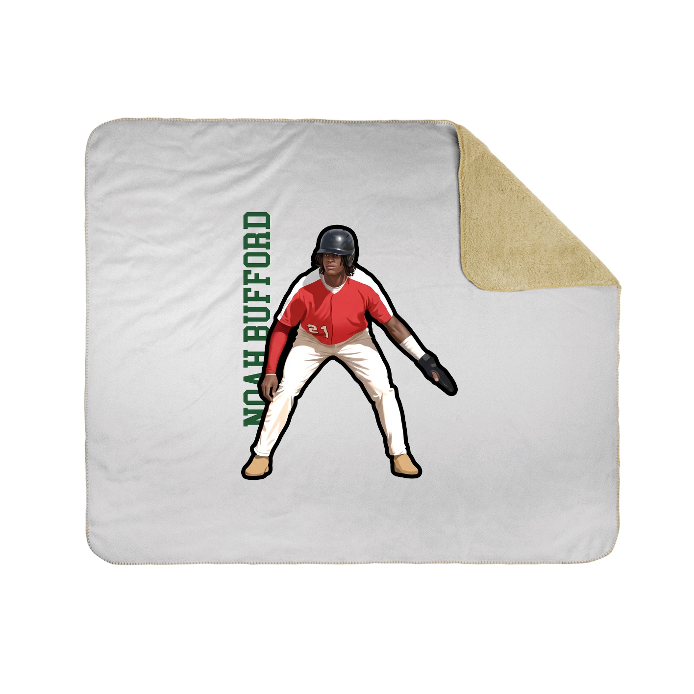 50x60 Sherpa Lined Throw Blanket