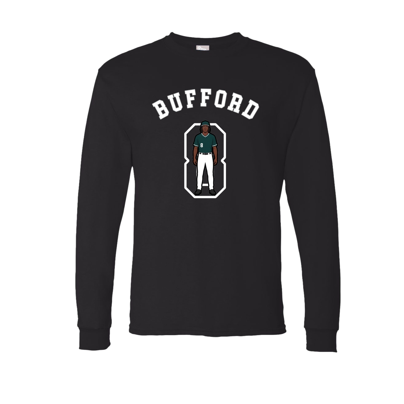 Long Sleeve Tee — Shirsey Arch in Black