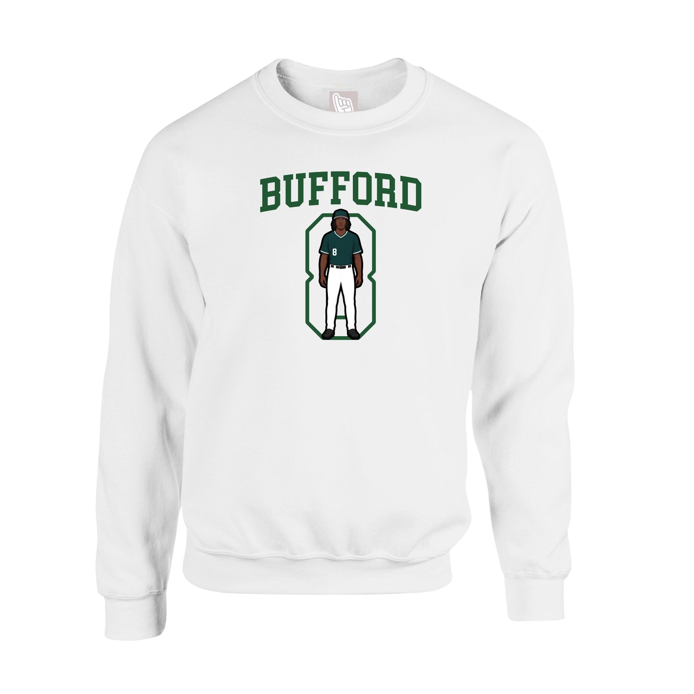 Fleece Crew — Shirsey in White