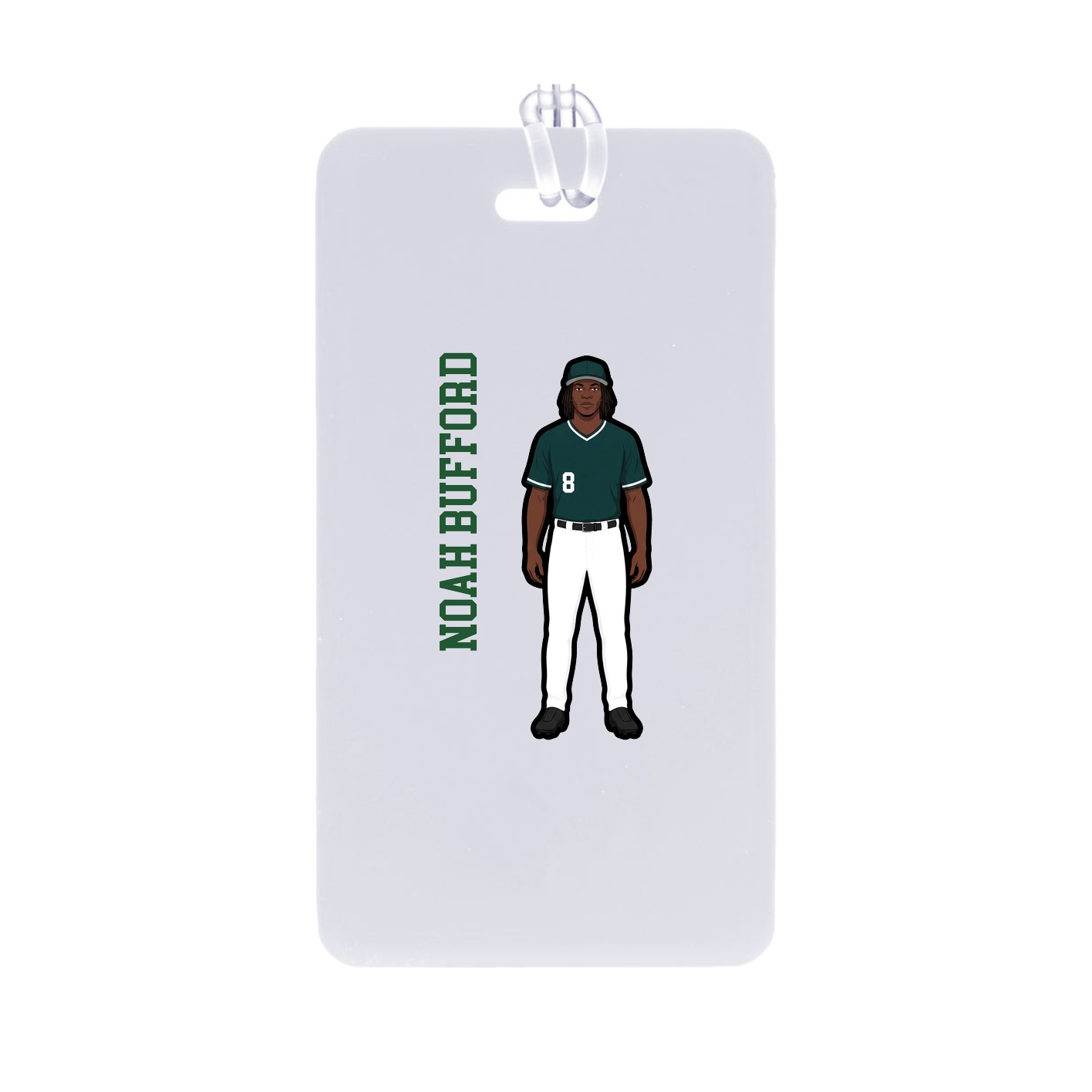 Bag Tag — Name Vertical in Classic