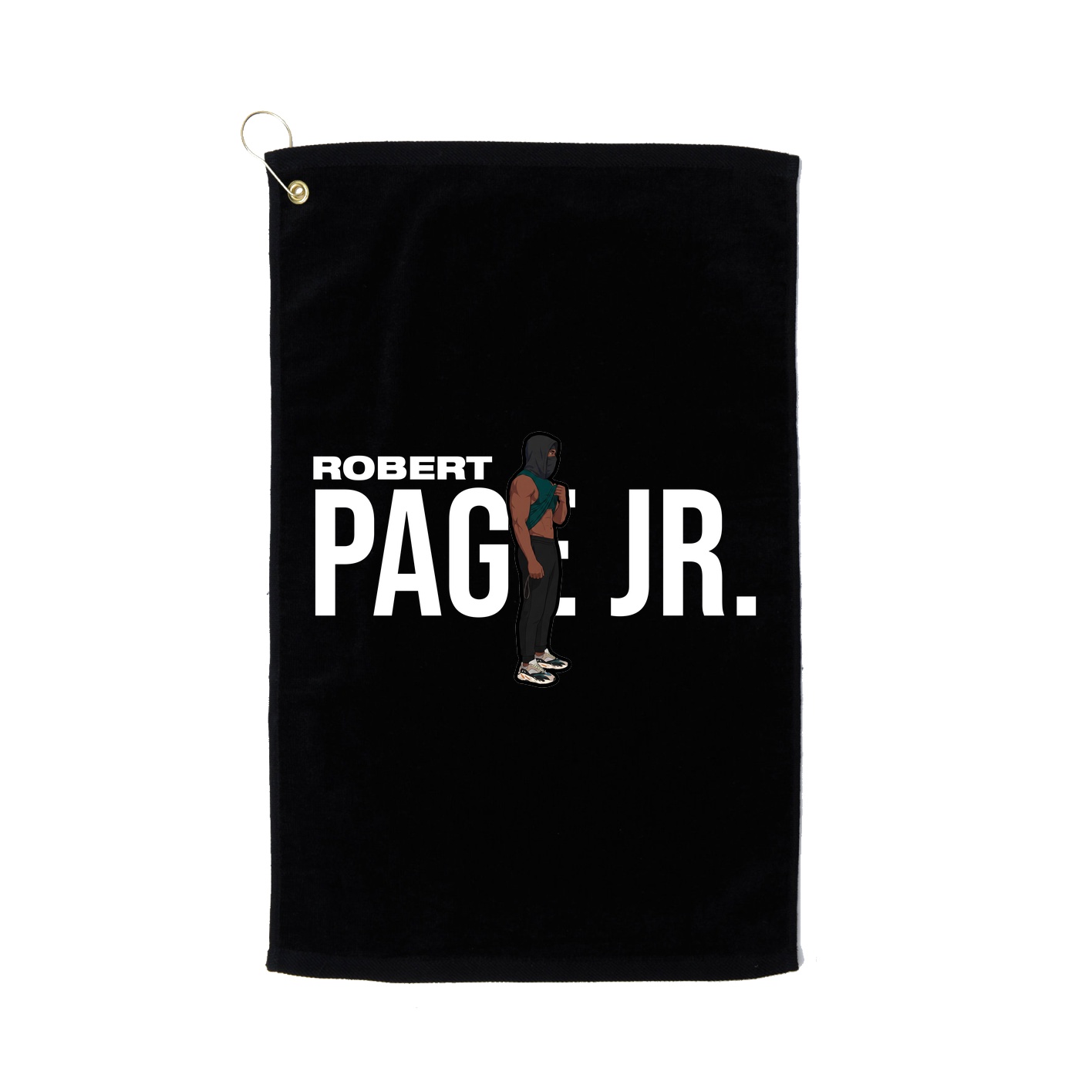 Golf Towel — Player Name in Black