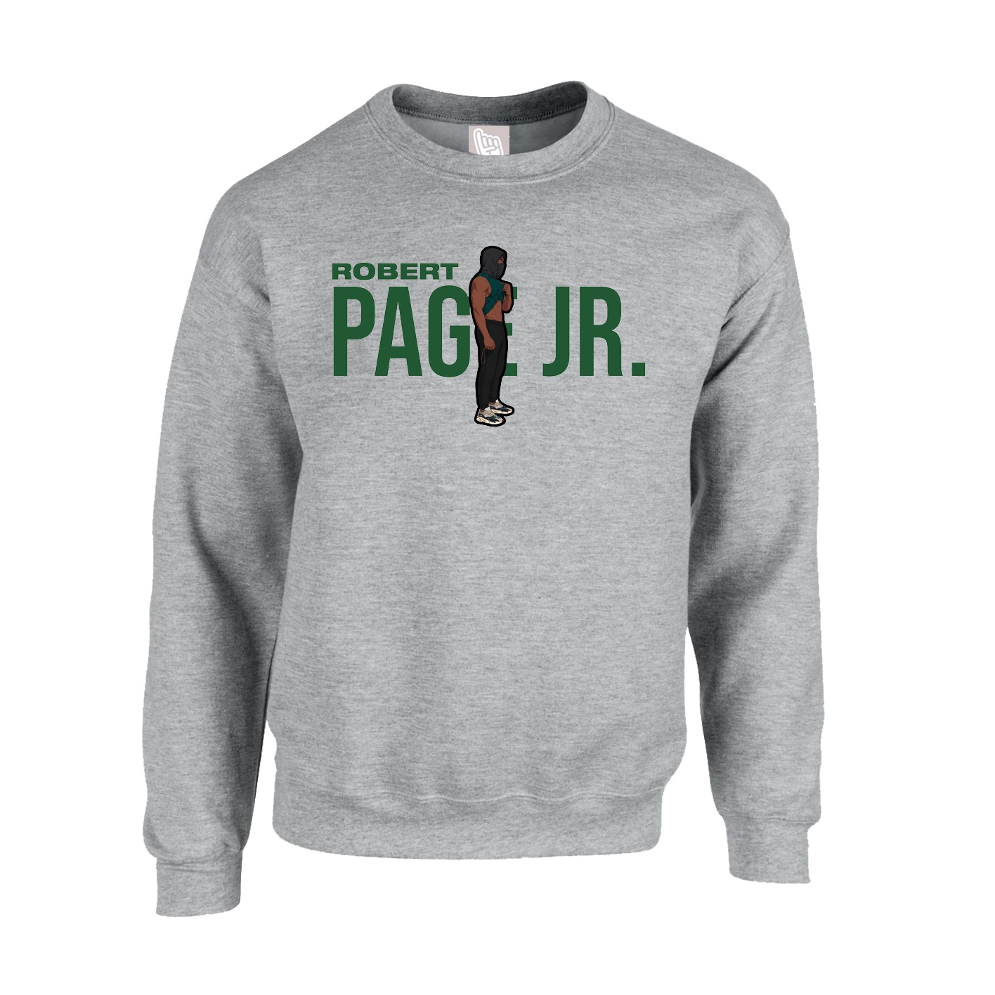 Fleece Crew — Player Name in Grey