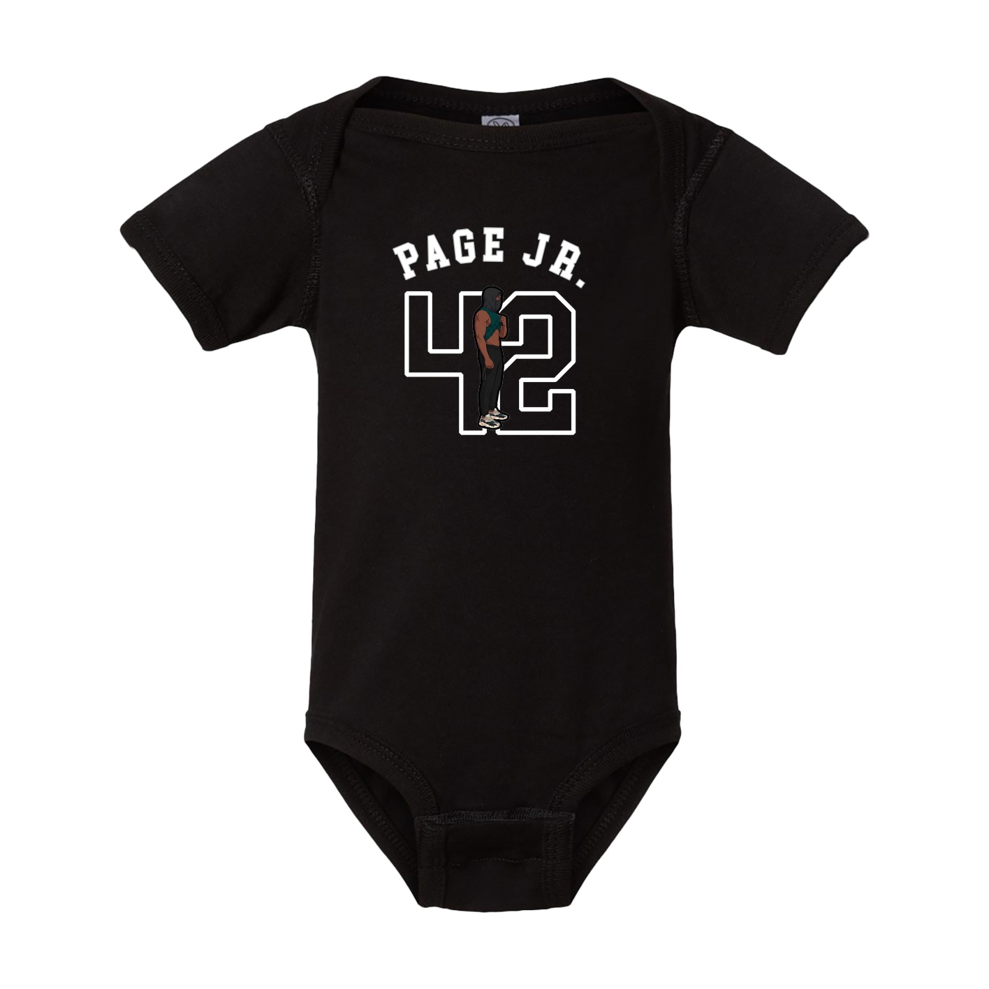 Baby Onesie — Shirsey Arch in Black