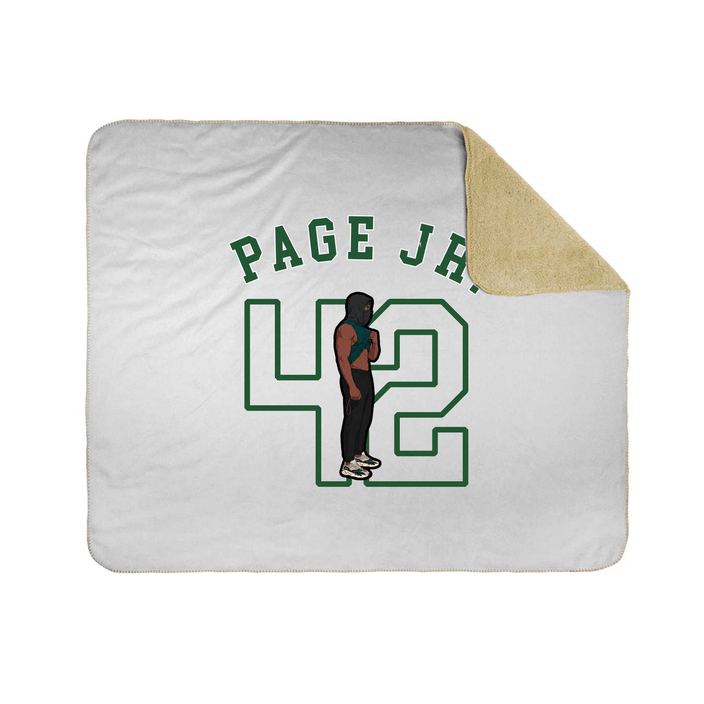 Throw Blanket — Shirsey Arch in White