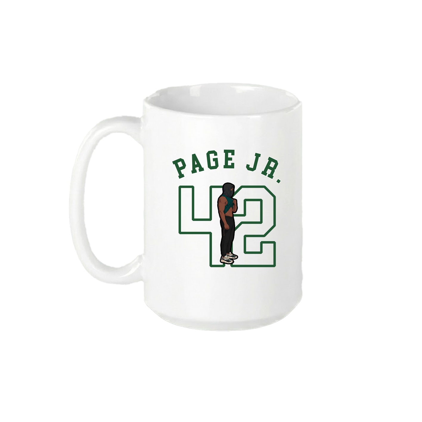 15oz Coffee Mug — Shirsey Arch in White