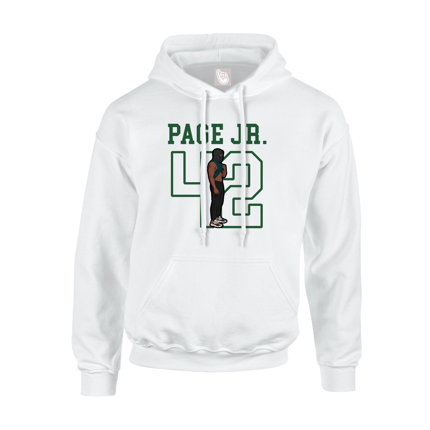 Youth Hoodie — Shirsey in White