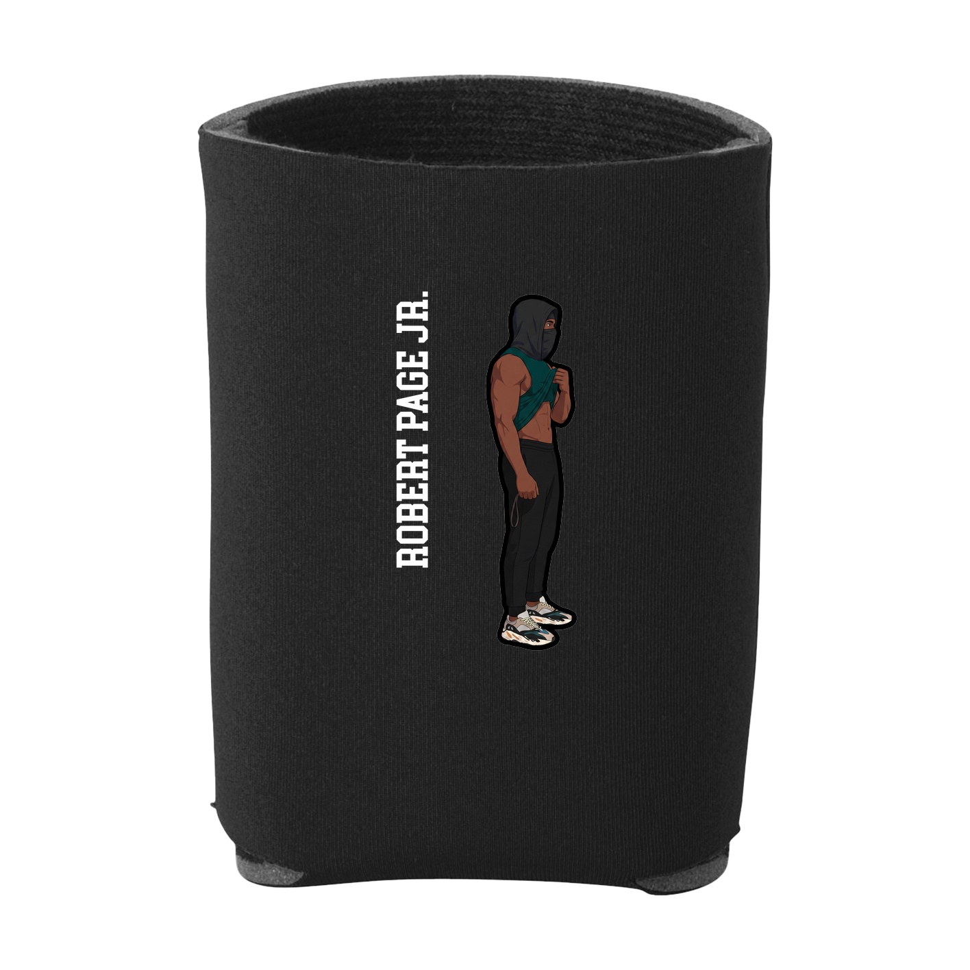 Can Holder — Name Vertical in Black
