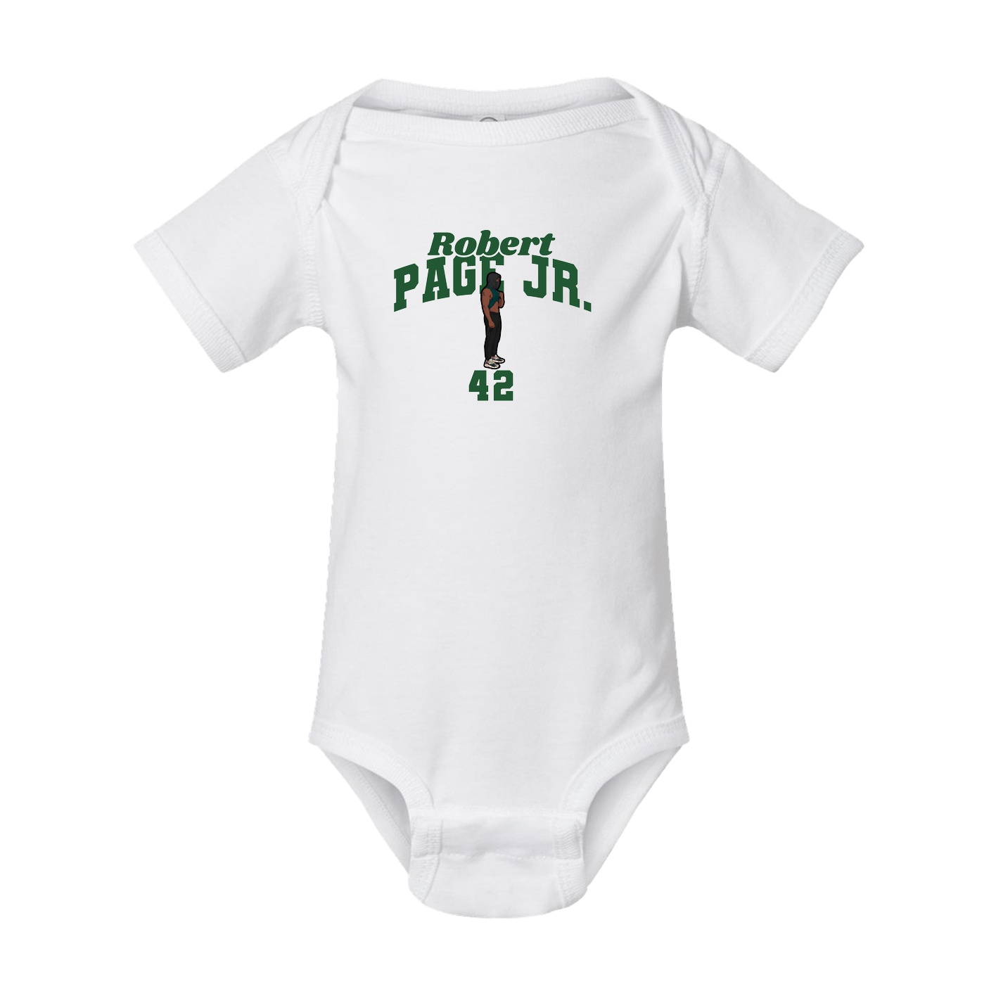 Baby Onesie — Signature Arch in White