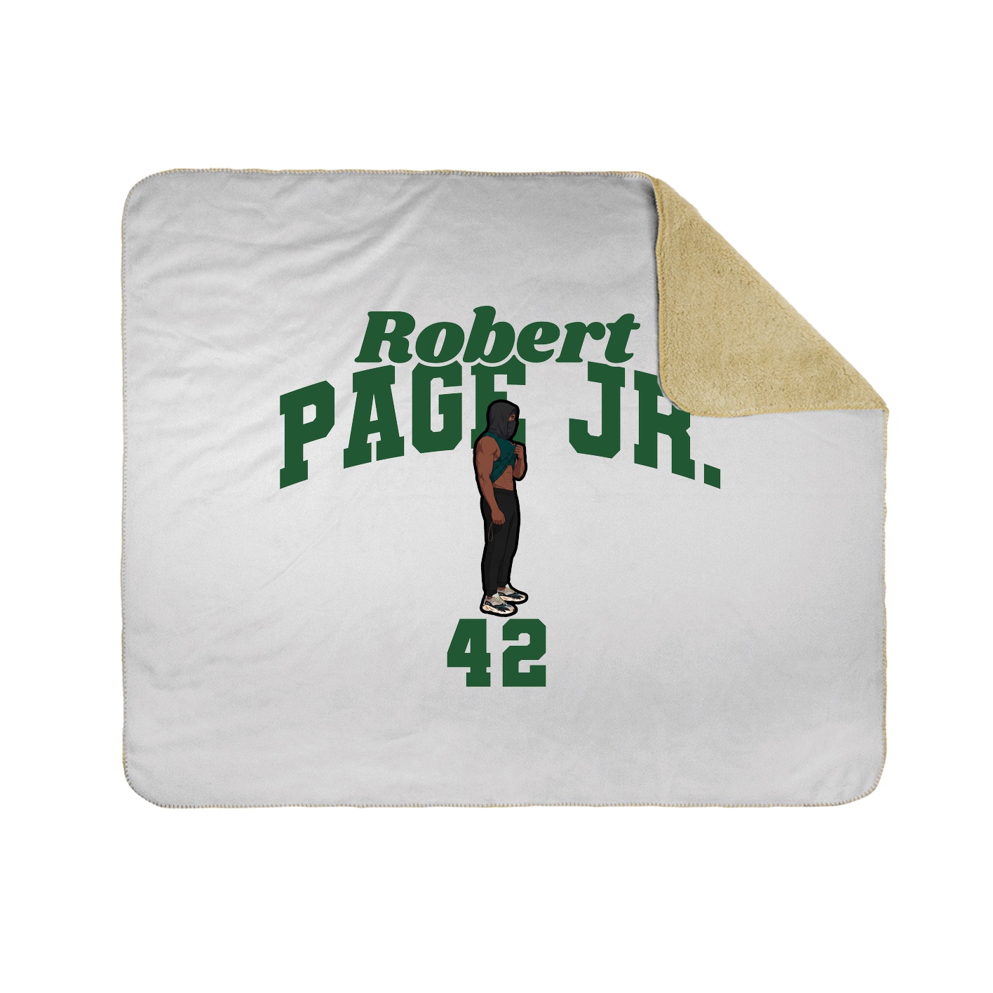 Throw Blanket — Signature Arch in White