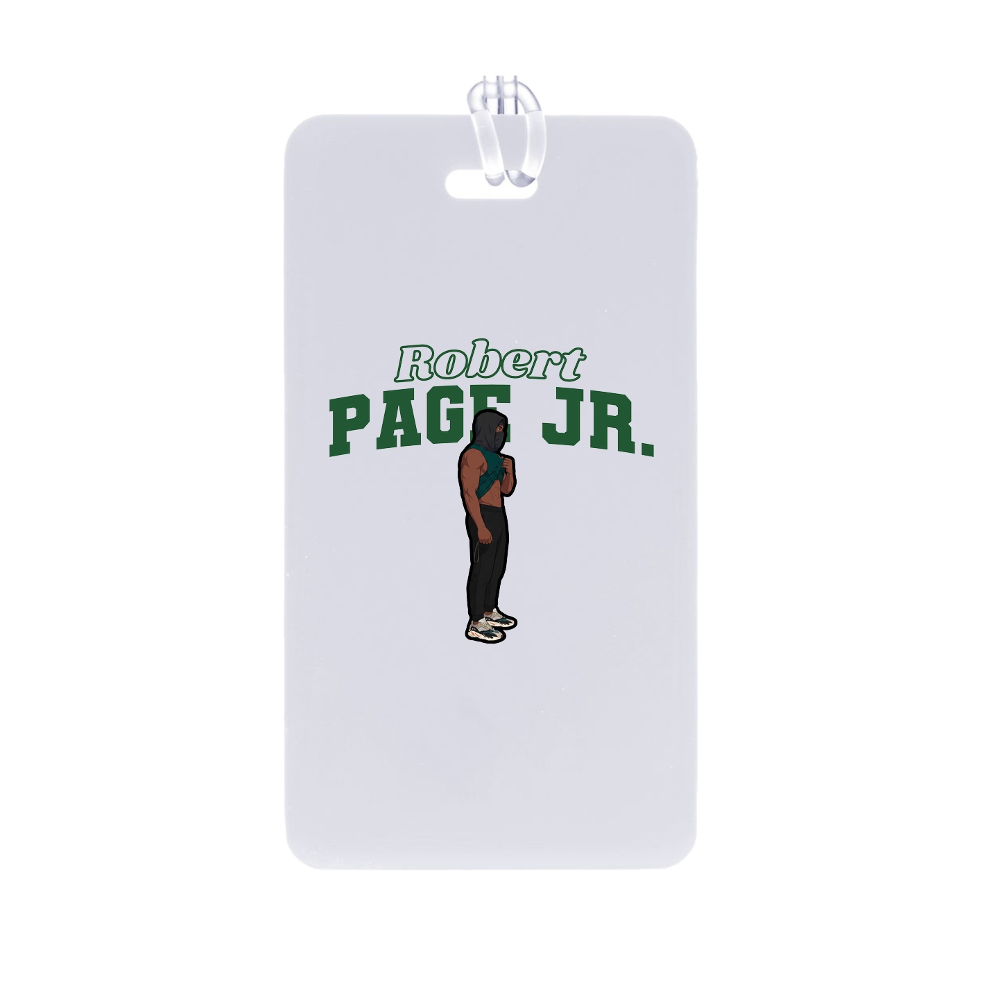 Bag Tag — Name Arch in Classic
