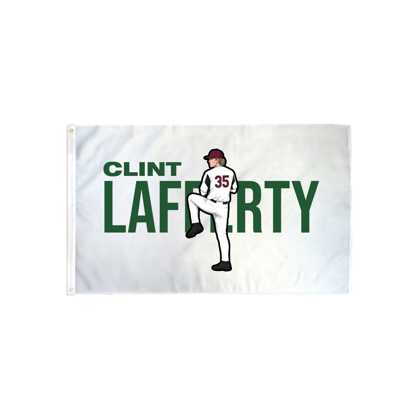 3x5 Flag — Player Name in Classic