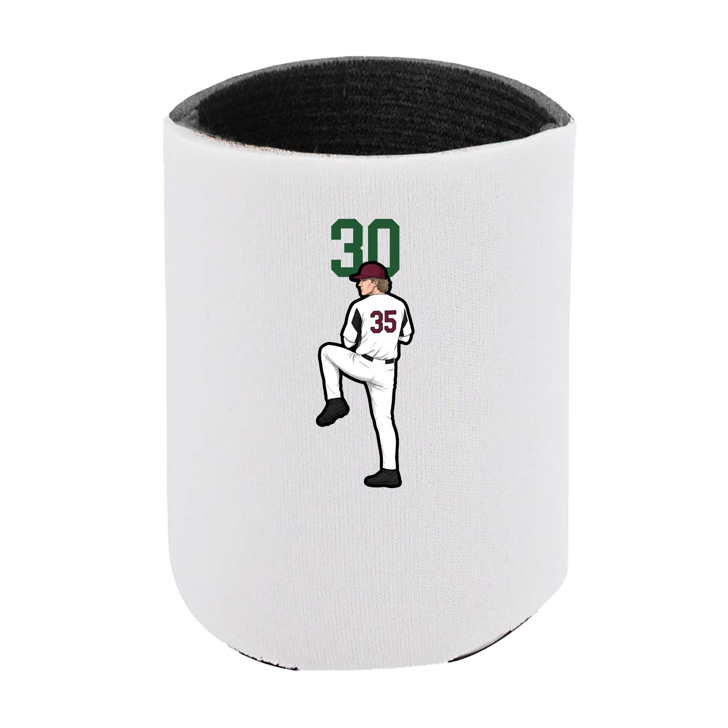 Can Holder — Number Top in White