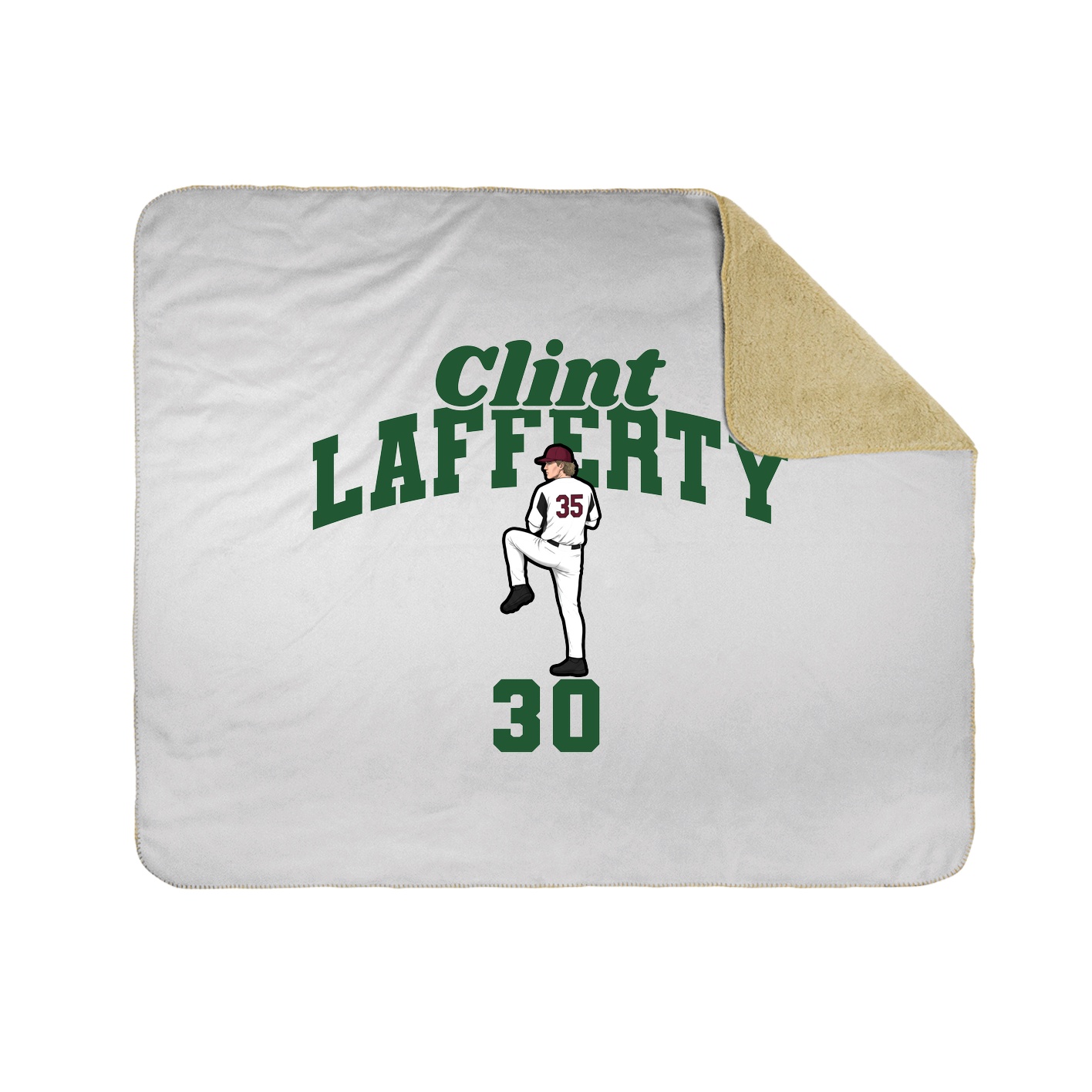 Throw Blanket — Signature Arch in White