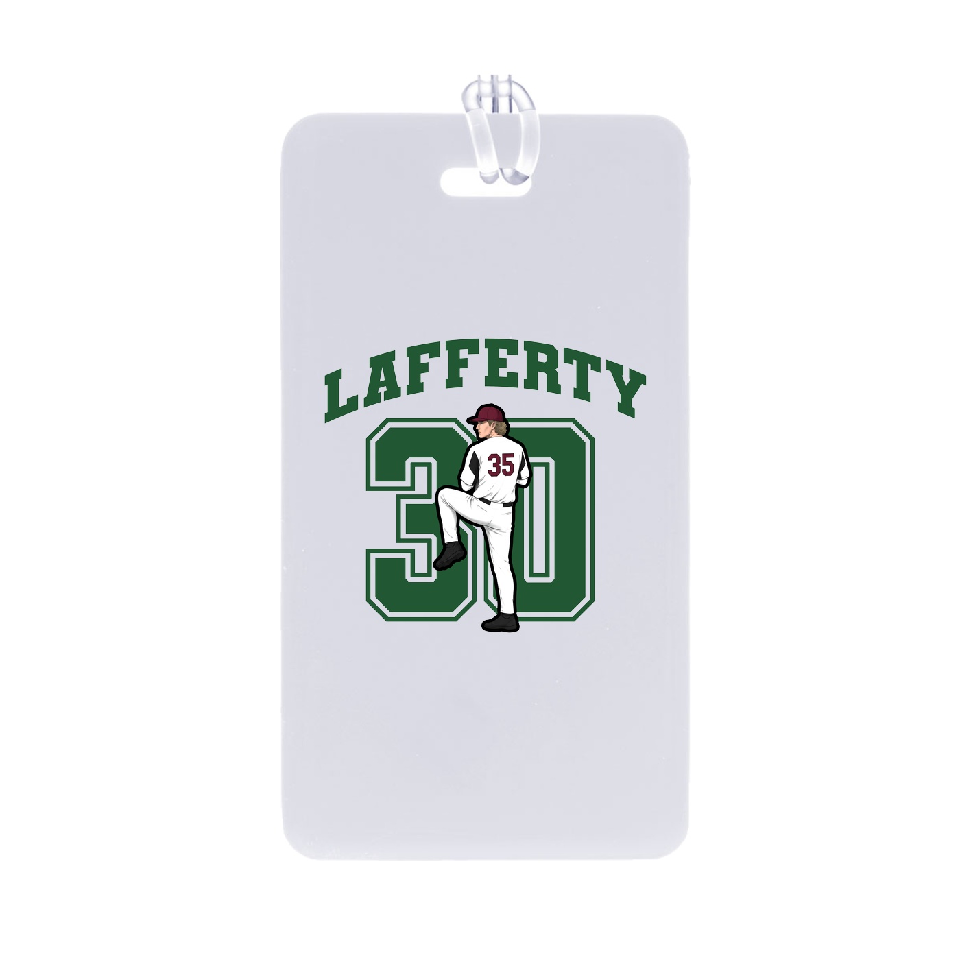 Bag Tag — Number in Classic