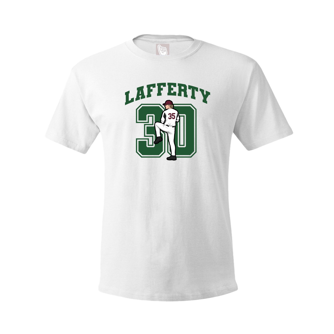 Tee — Number in White