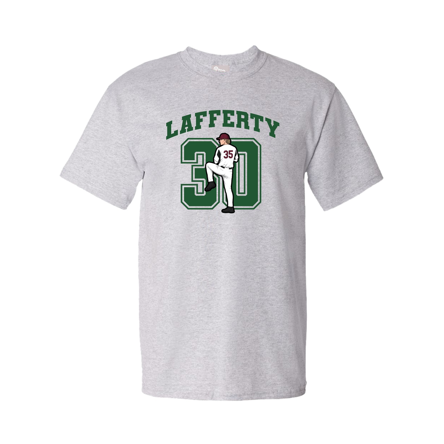 Youth Tee — Number in Grey