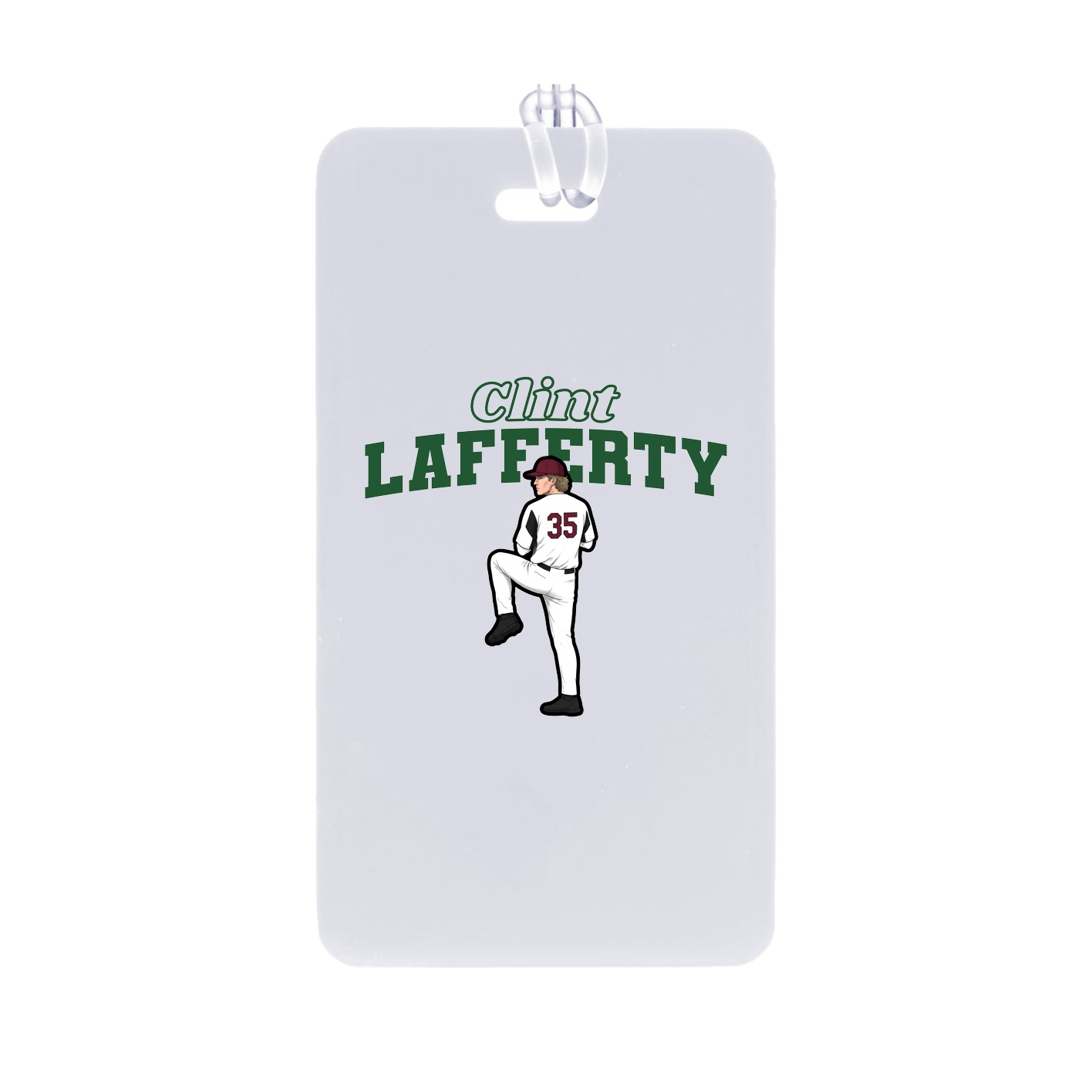 Bag Tag — Name Arch in Classic