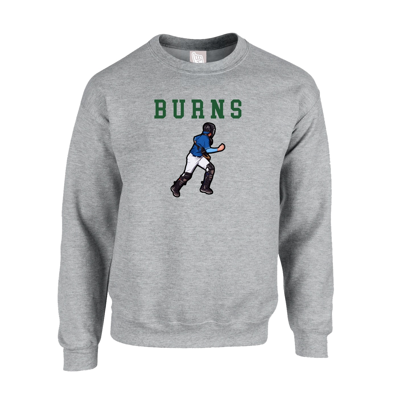 Fleece Crew — Shirsey in Grey