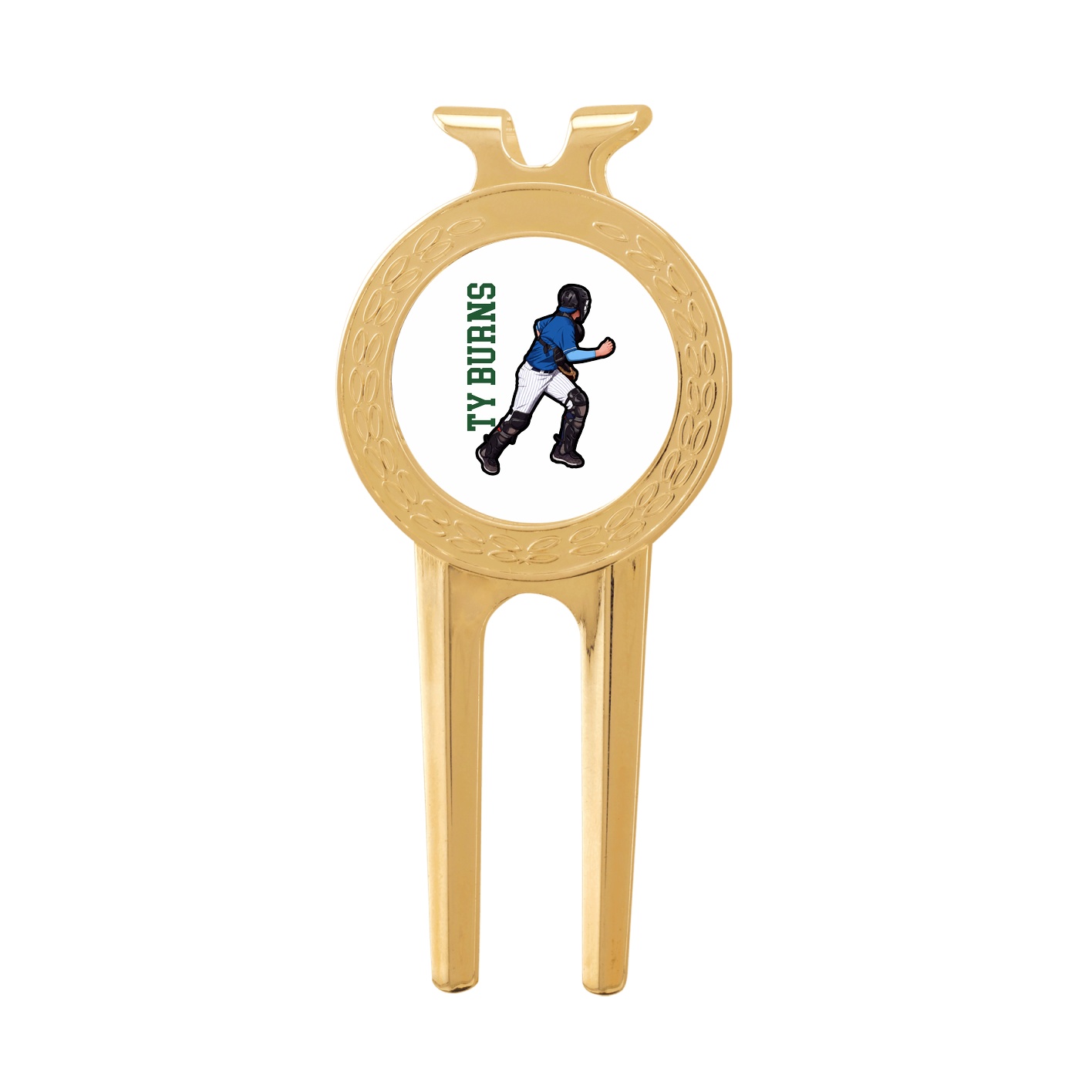 Divot Tool with Ball Marker — Name Vertical in Classic