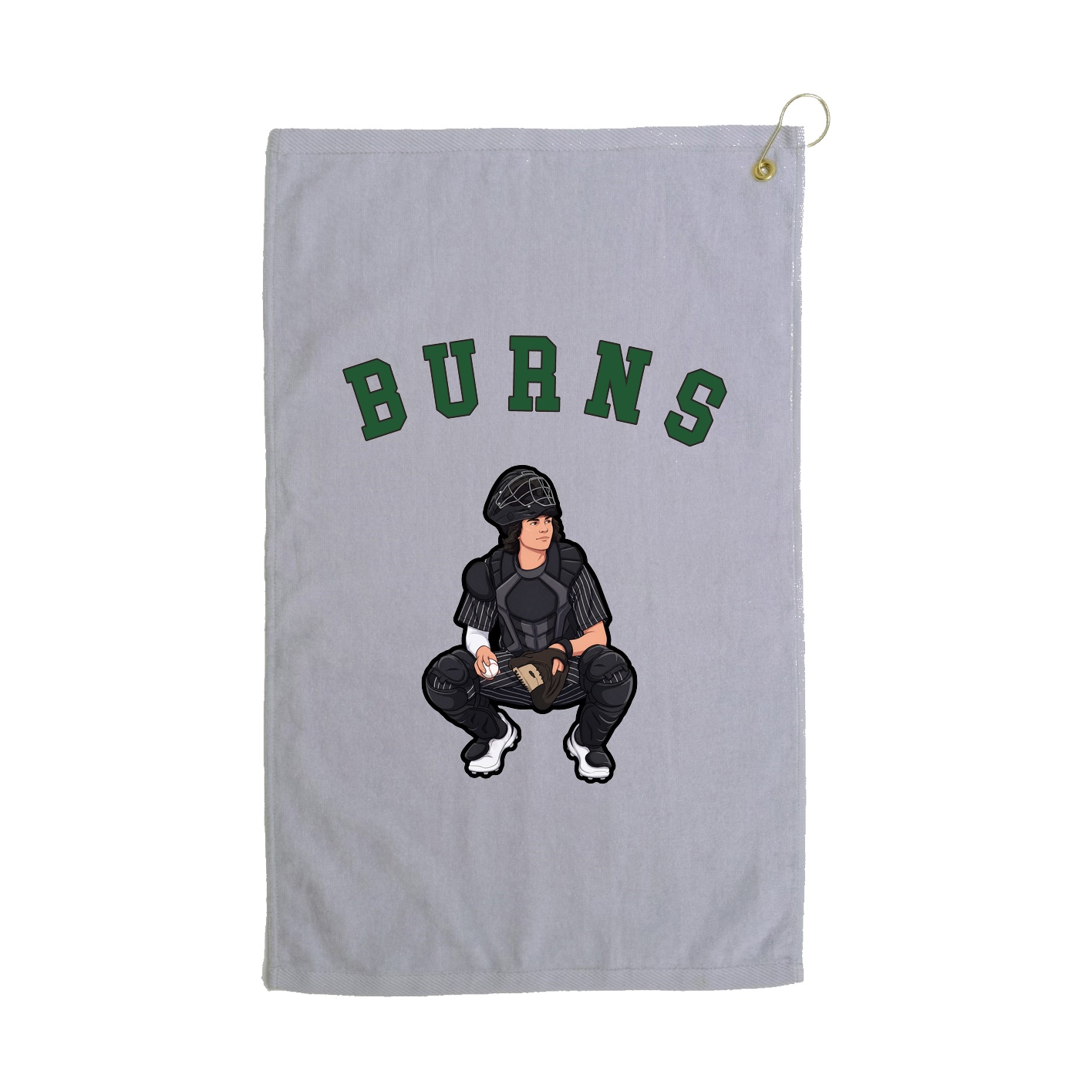 Golf Towel — Shirsey Arch in Grey