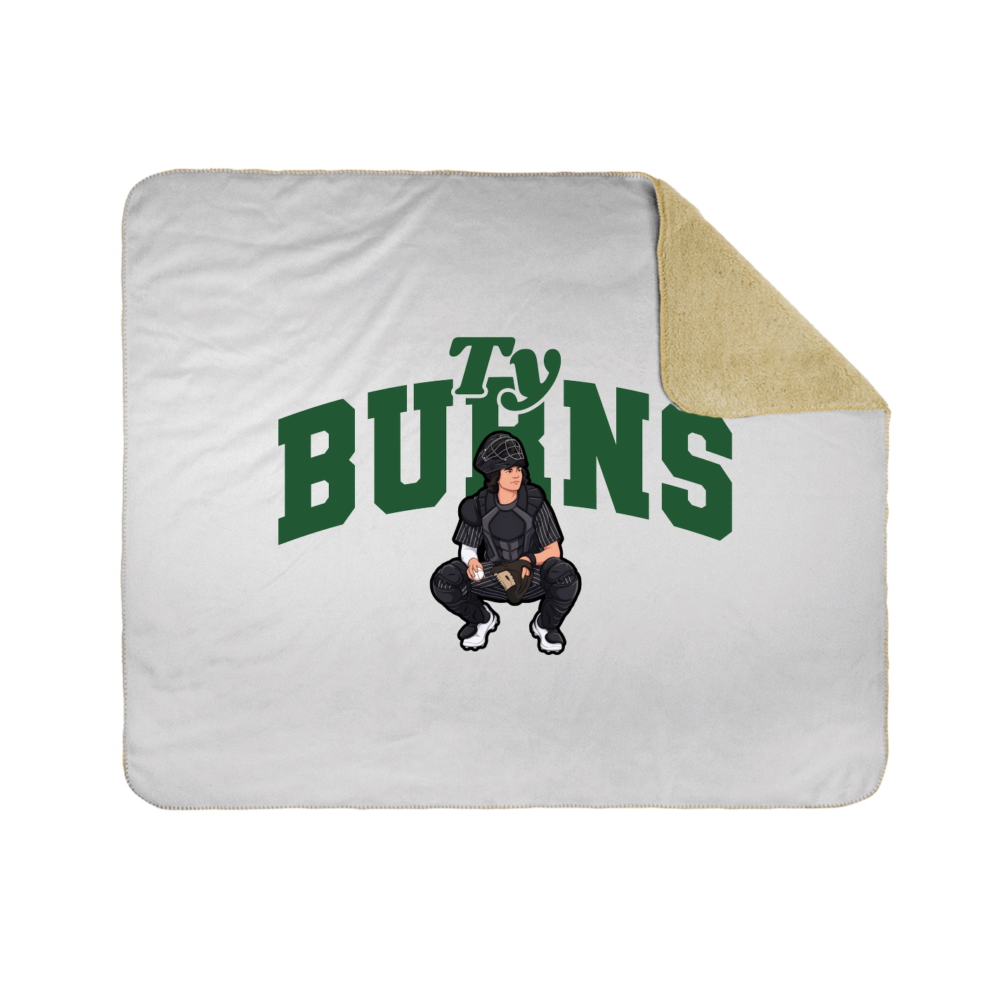 Throw Blanket — Signature Arch in White