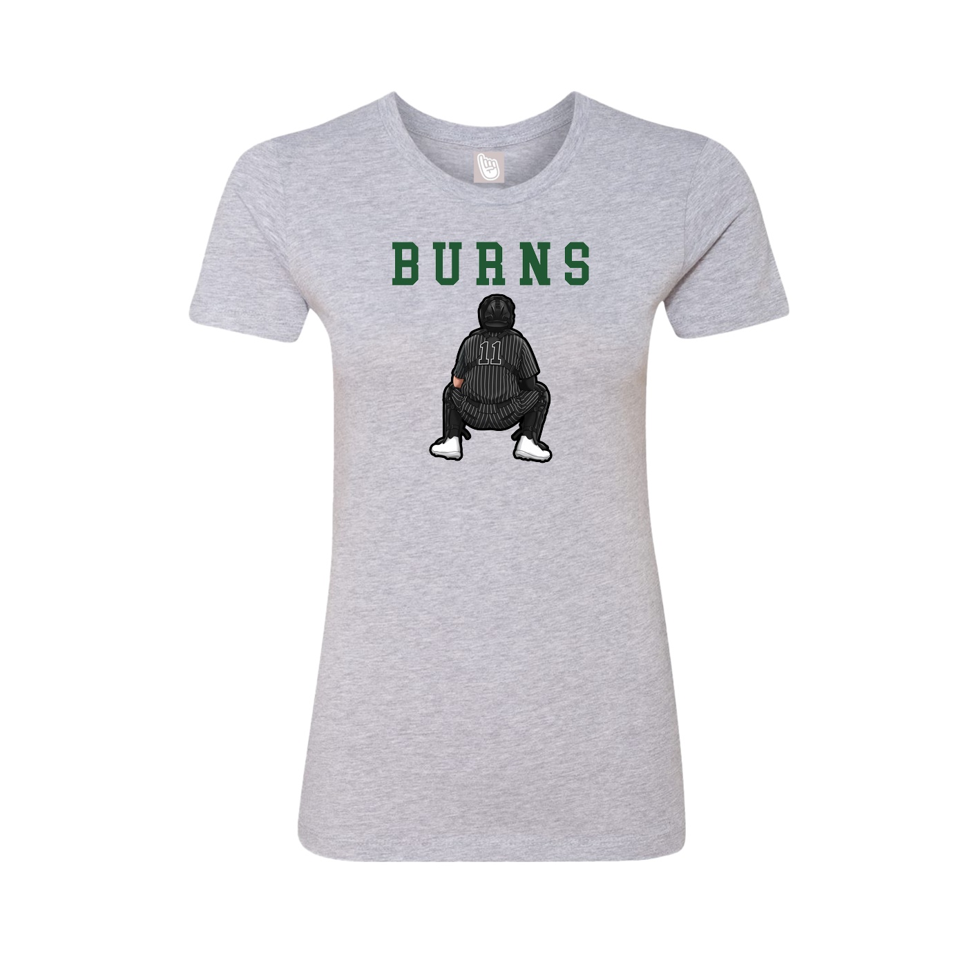 Fitted Women's Tee — Shirsey in Grey