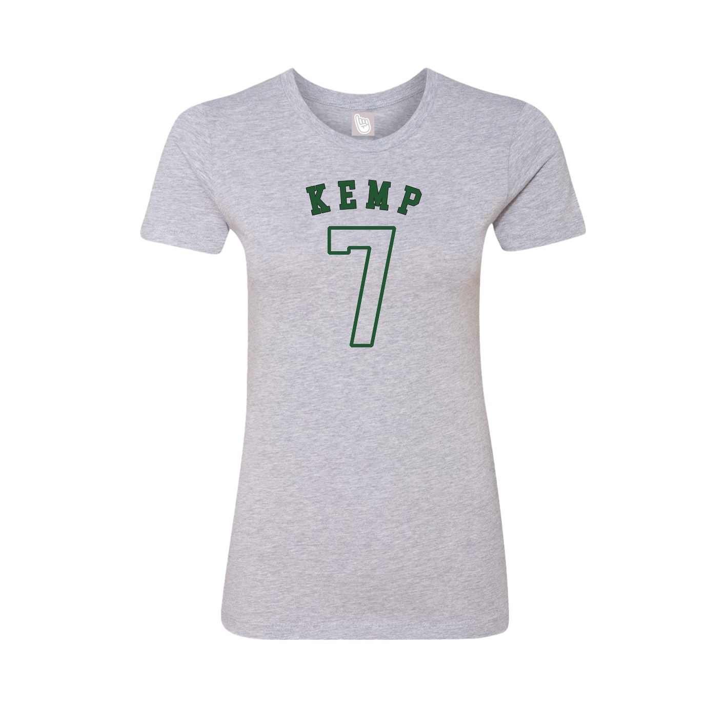 Fitted Women's Tee — Shirsey Arch in Grey