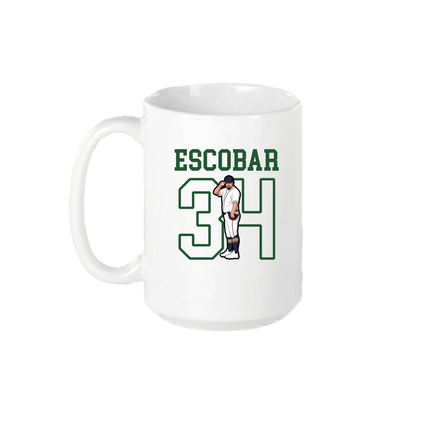 15oz Coffee Mug — Shirsey in White