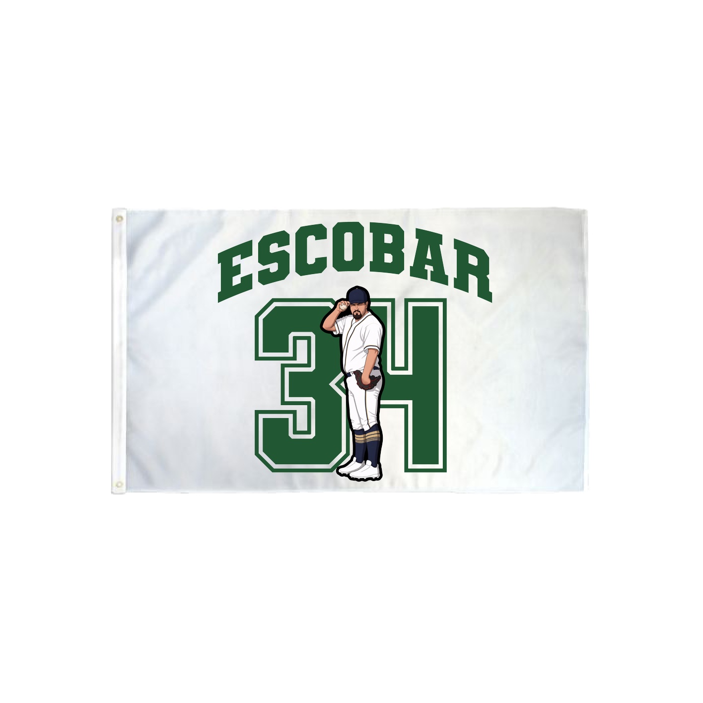 3x5 Flag — Number in Classic