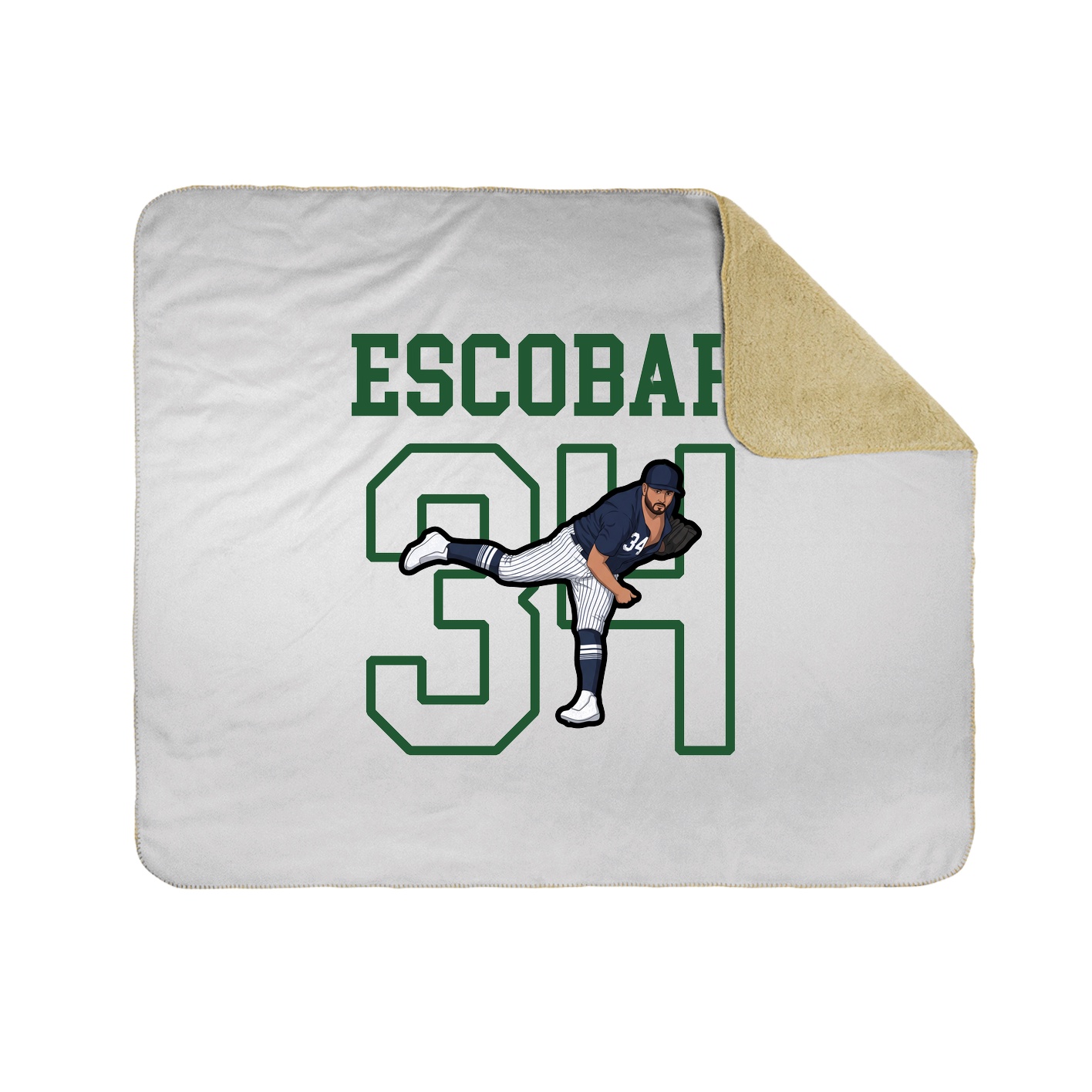 Throw Blanket — Shirsey in White