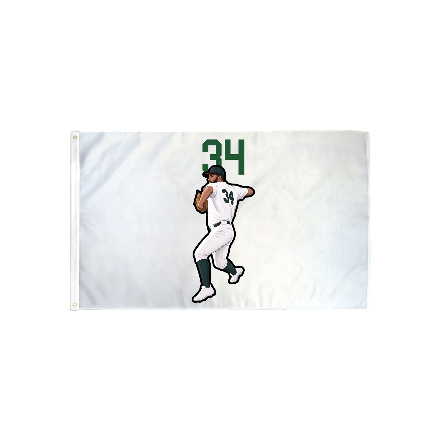 3x5 Flag — Number Top in Classic