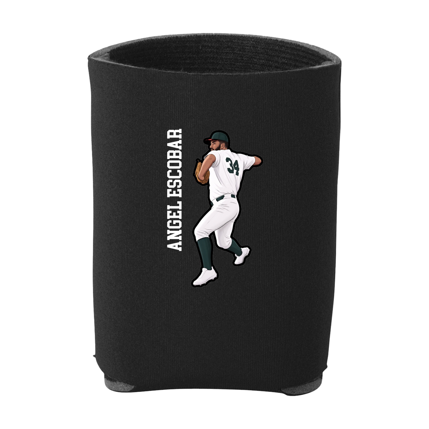 Can Holder — Name Vertical in Black