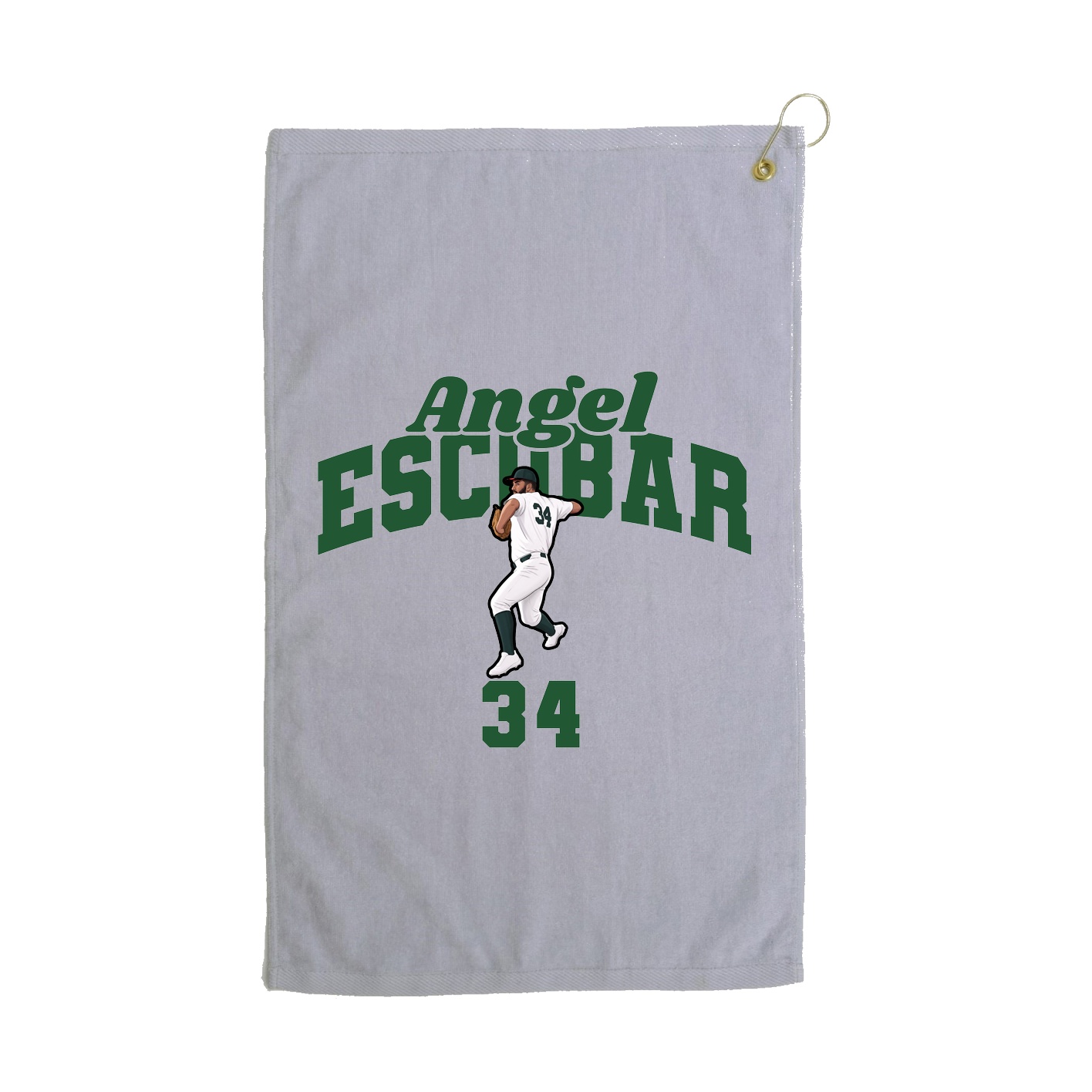 Golf Towel — Signature Arch in Grey