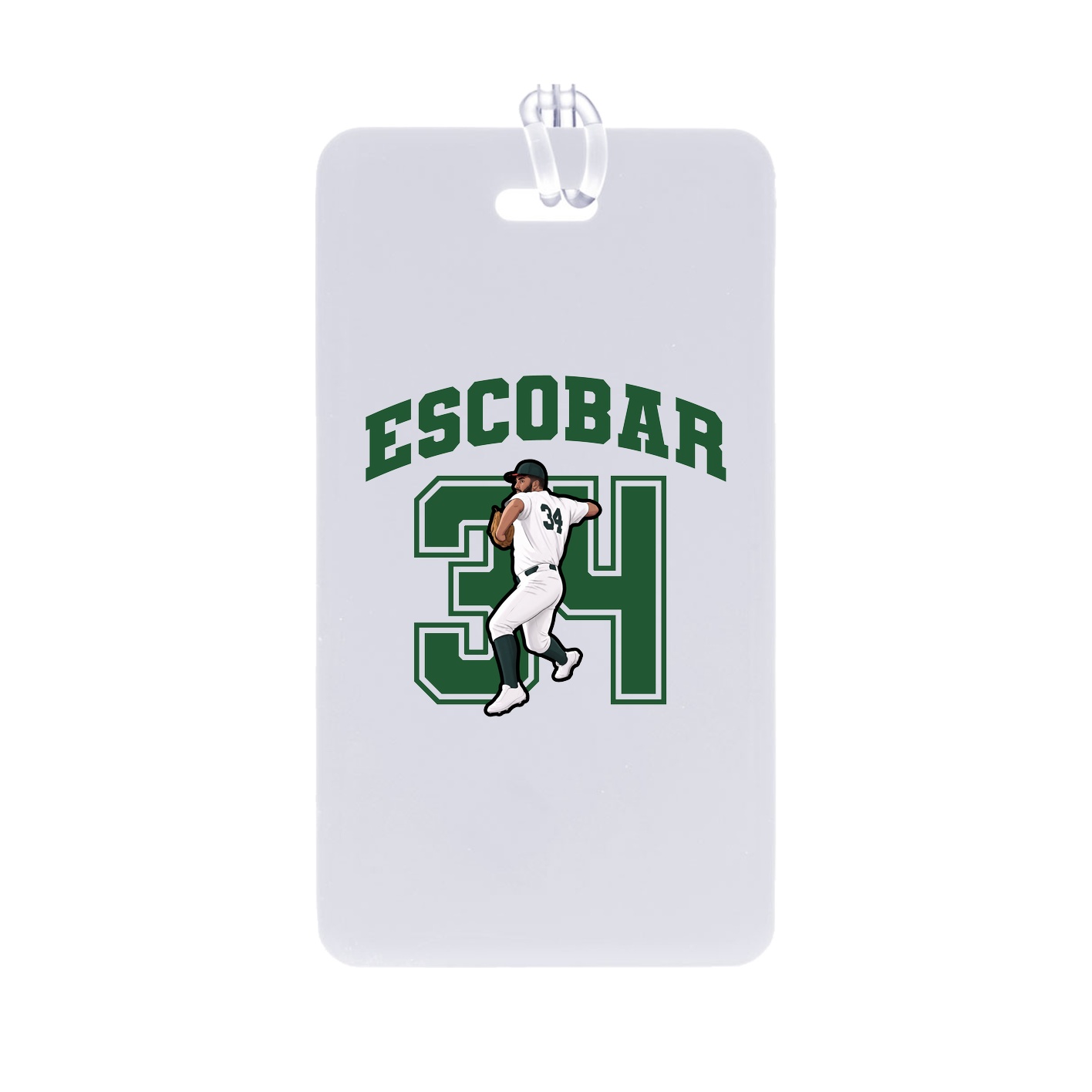 Bag Tag — Number in Classic