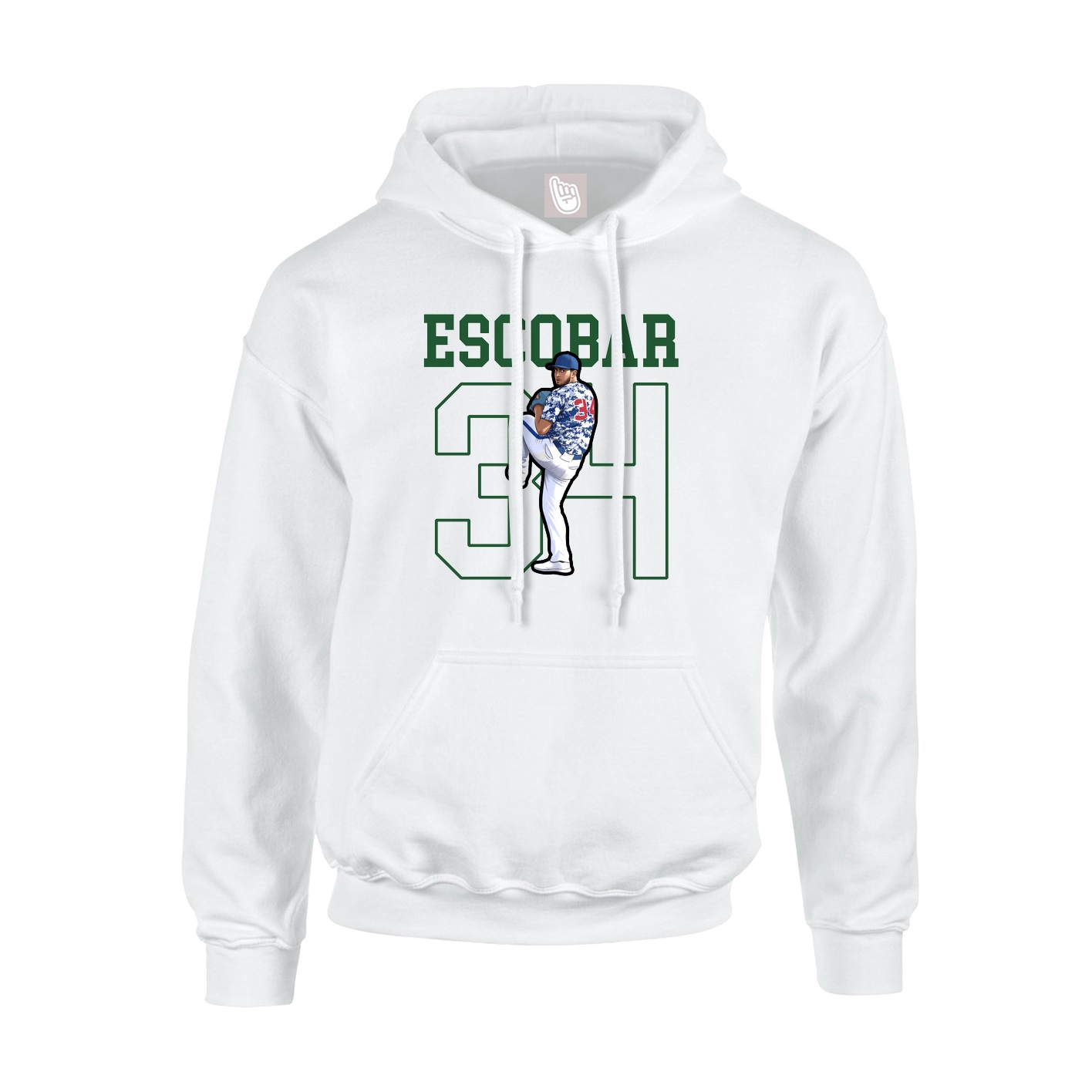 Hoodie — Shirsey in White