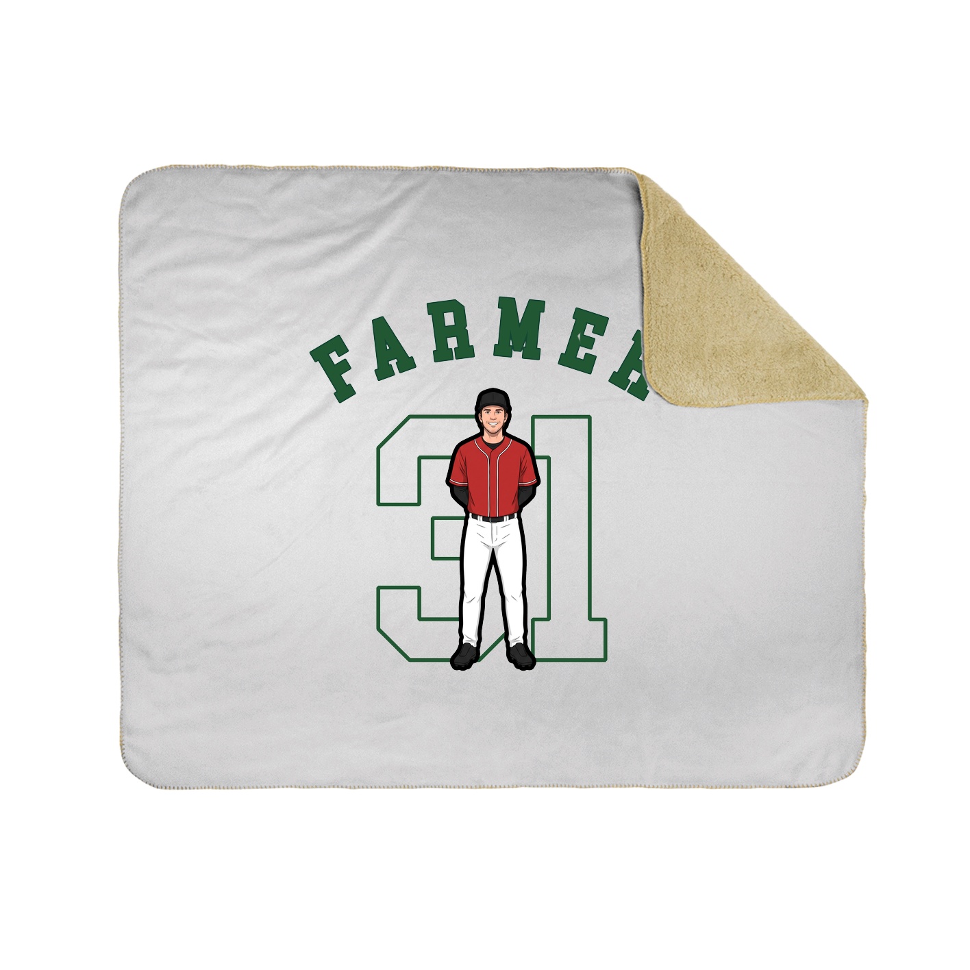 Throw Blanket — Shirsey Arch in White