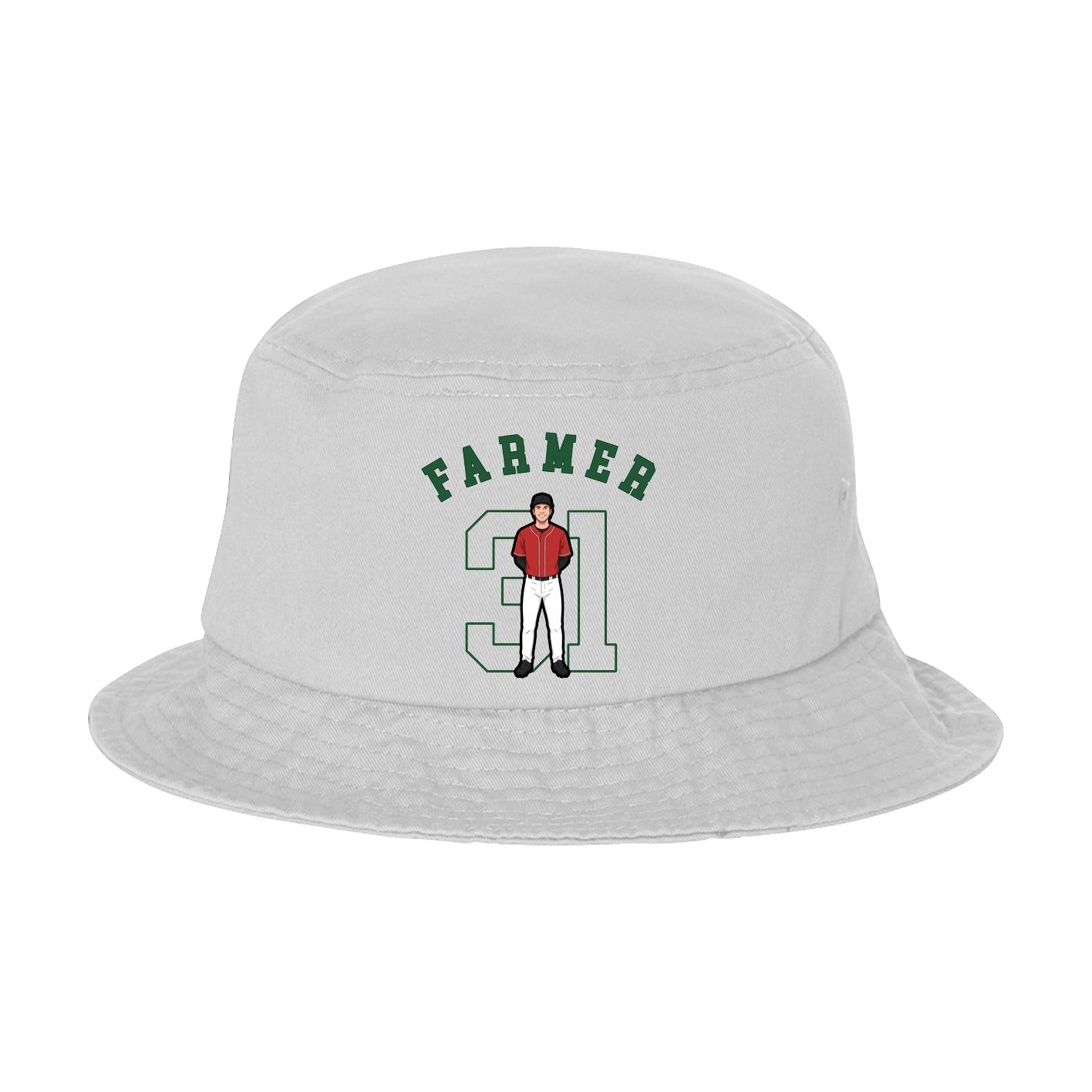 Bucket Cap — Shirsey Arch in White