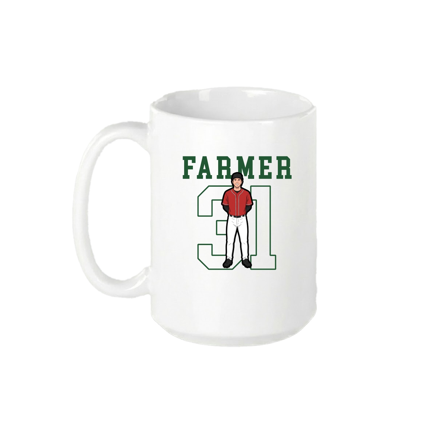 15oz Coffee Mug — Shirsey in White