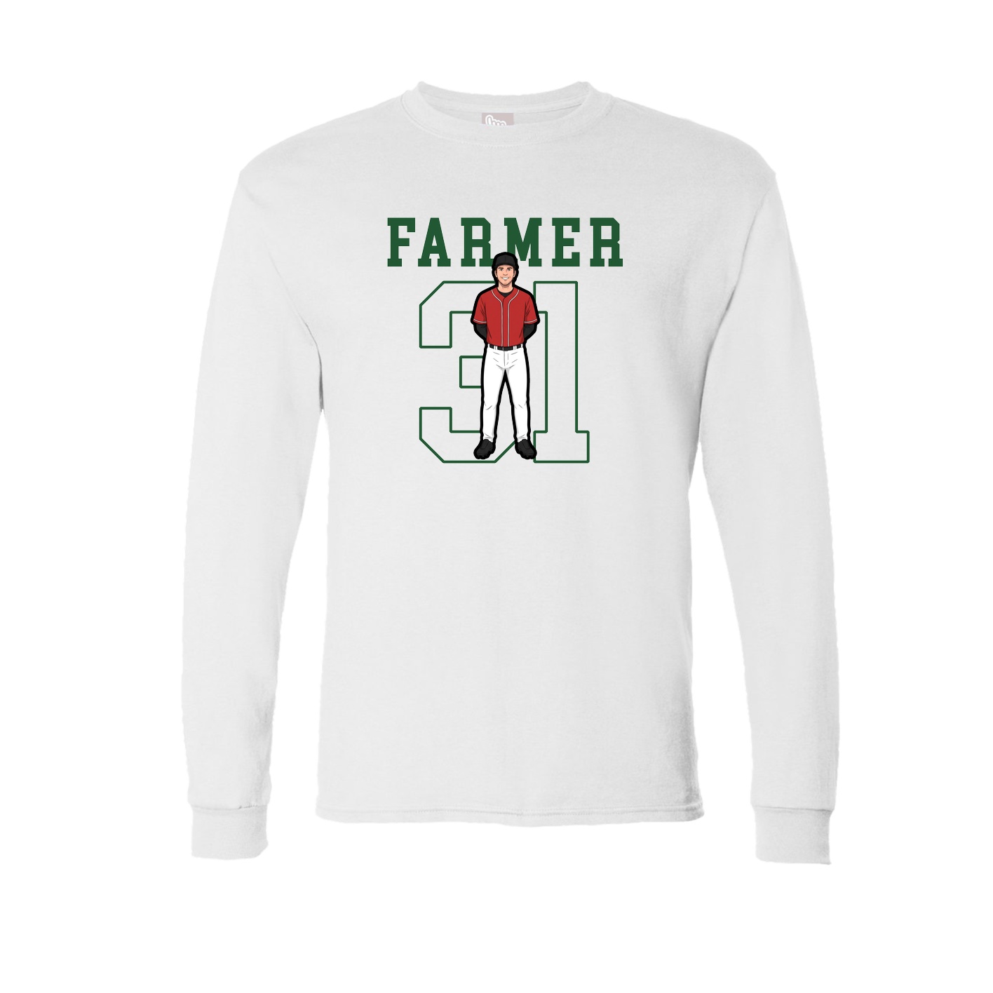 Long Sleeve Tee — Shirsey in White