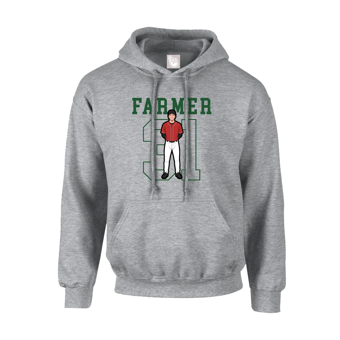 Hoodie — Shirsey in Grey