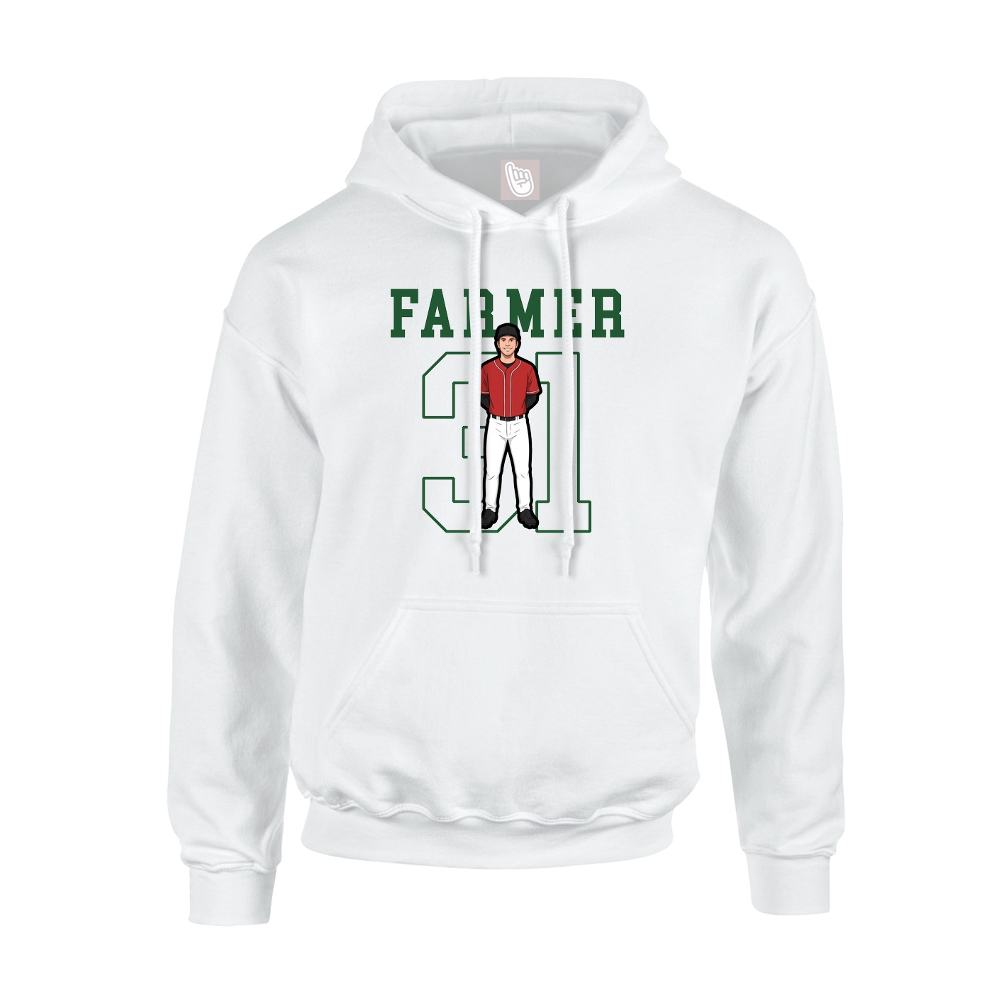Youth Hoodie — Shirsey in White