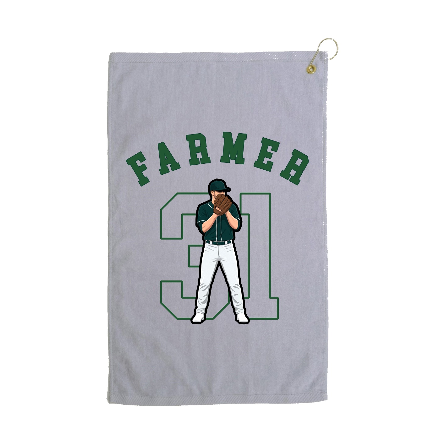 Golf Towel — Shirsey Arch in Grey