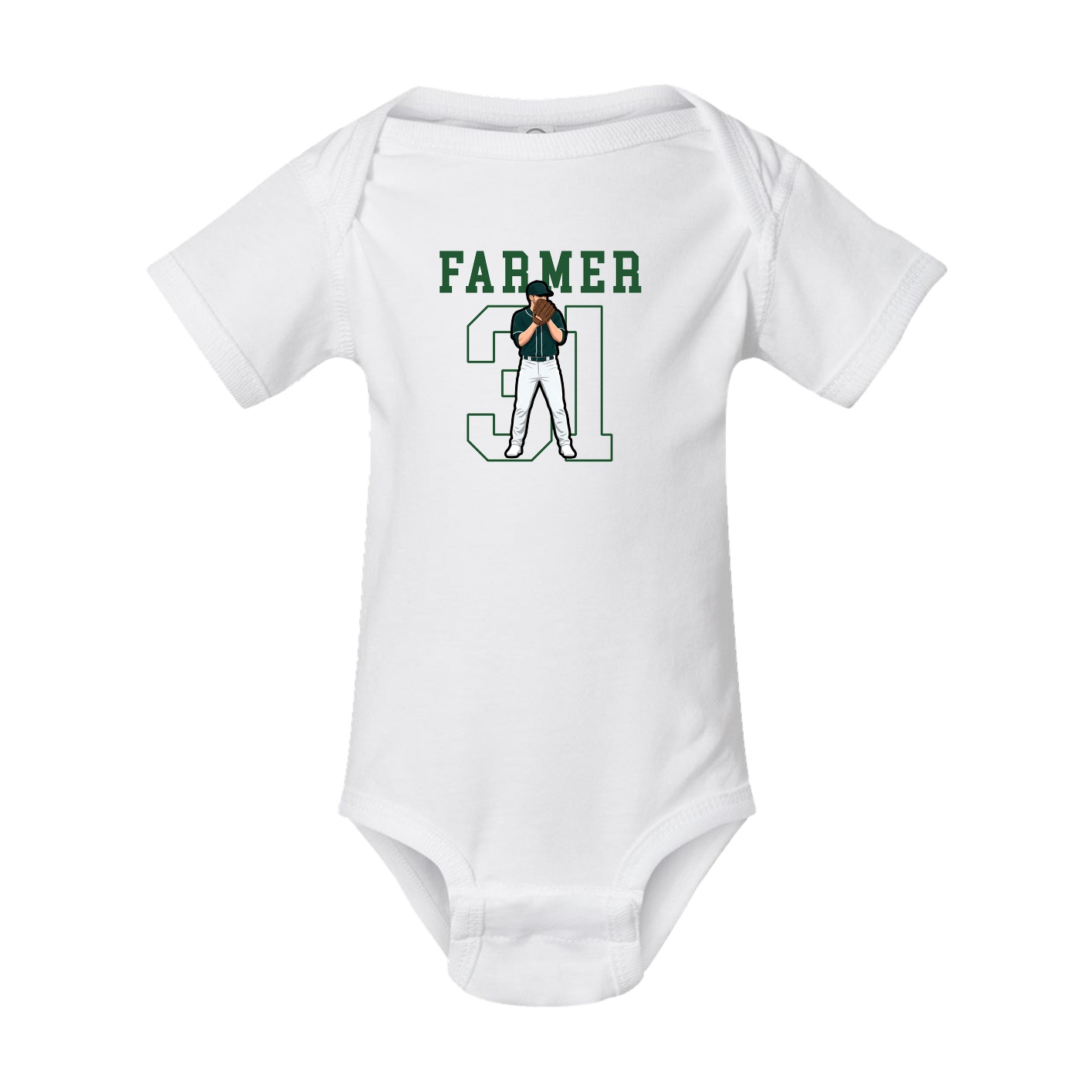 Baby Onesie — Shirsey in White
