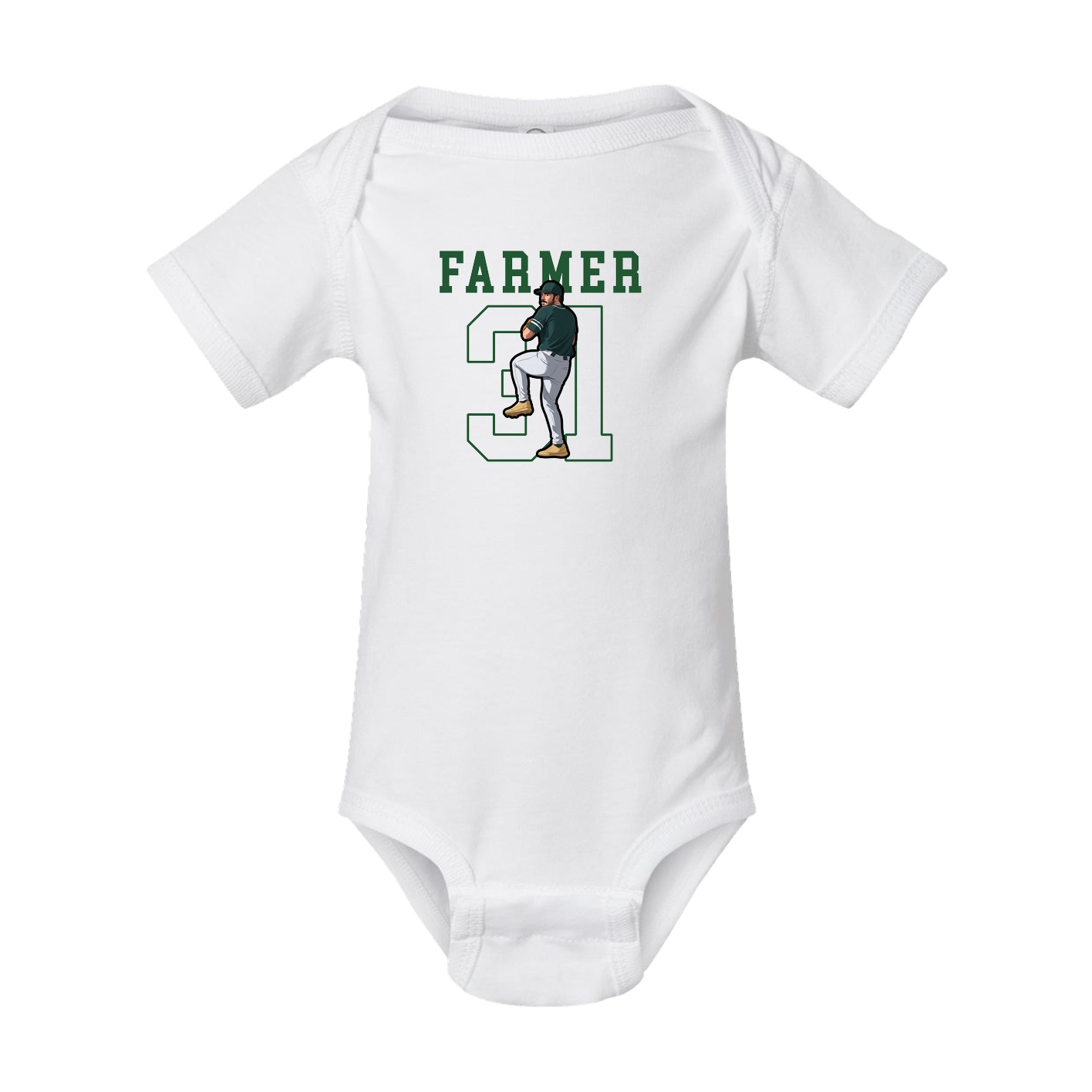 Baby Onesie — Shirsey in White