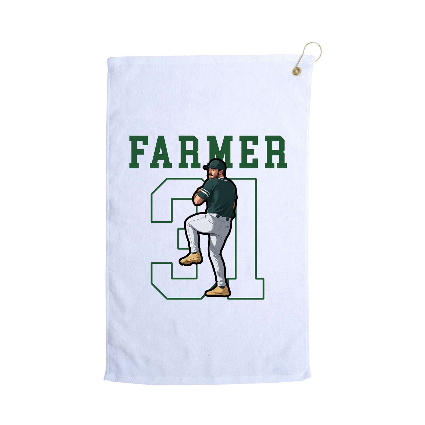 Golf Towel — Shirsey in White