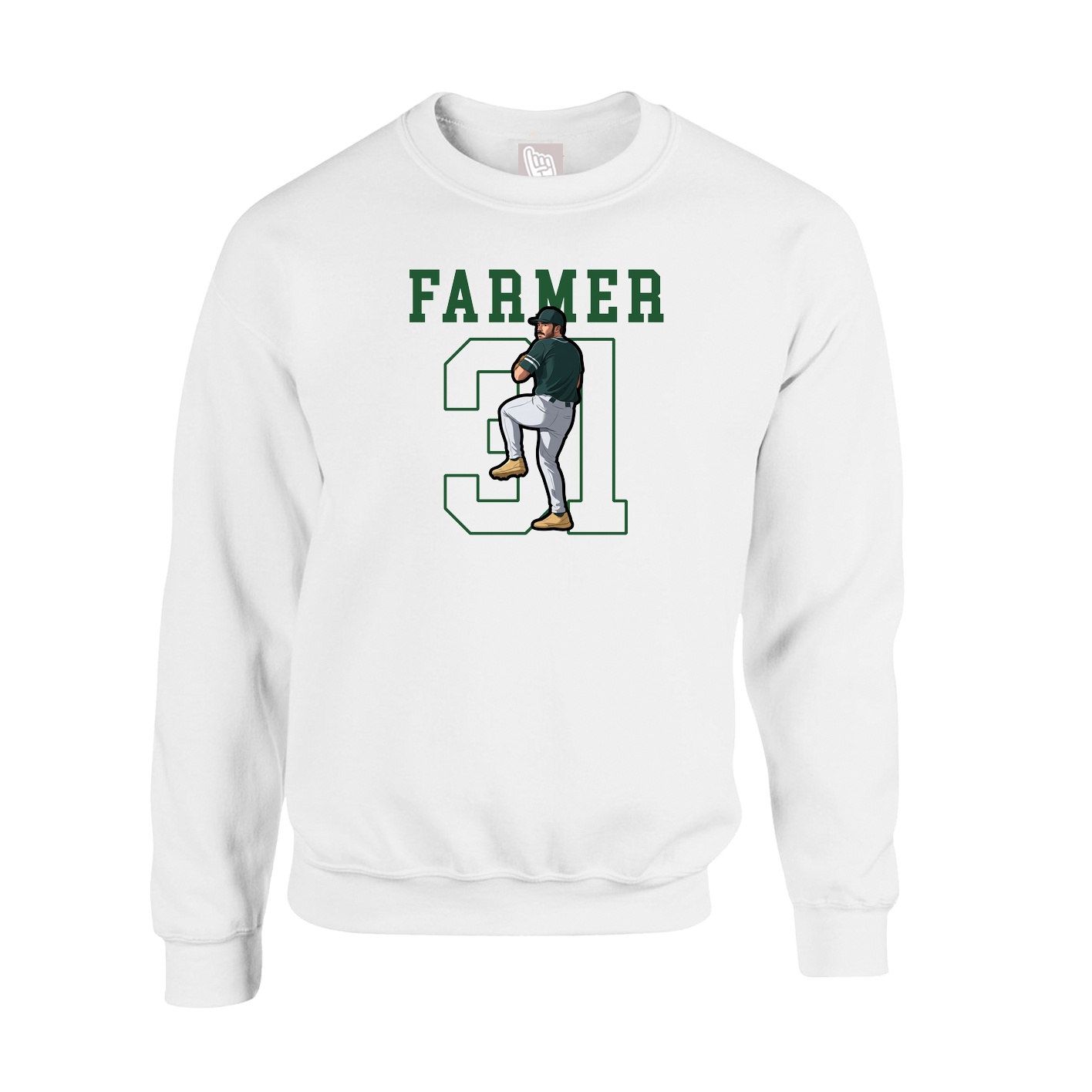 Fleece Crew — Shirsey in White