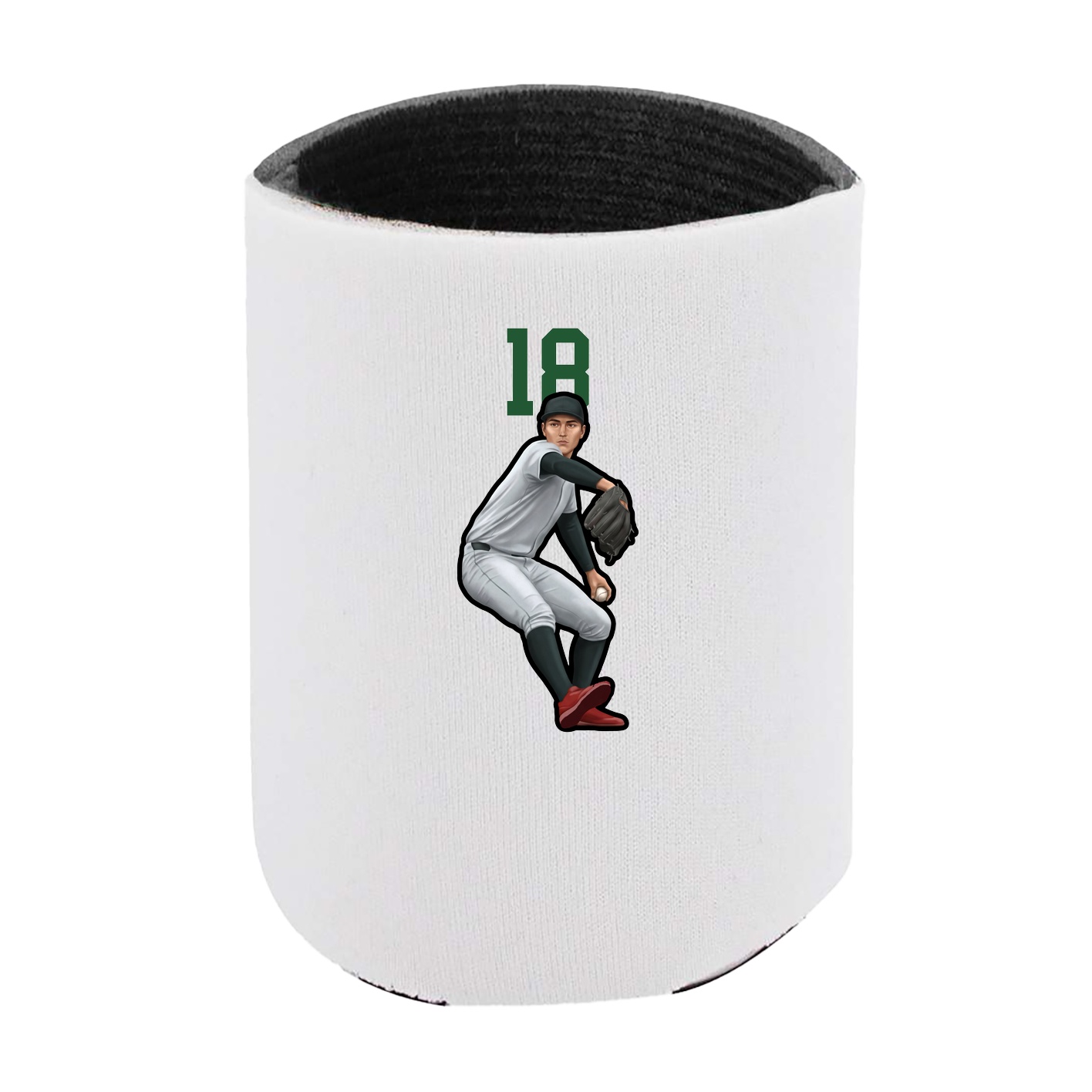 Can Holder — Number Top in White