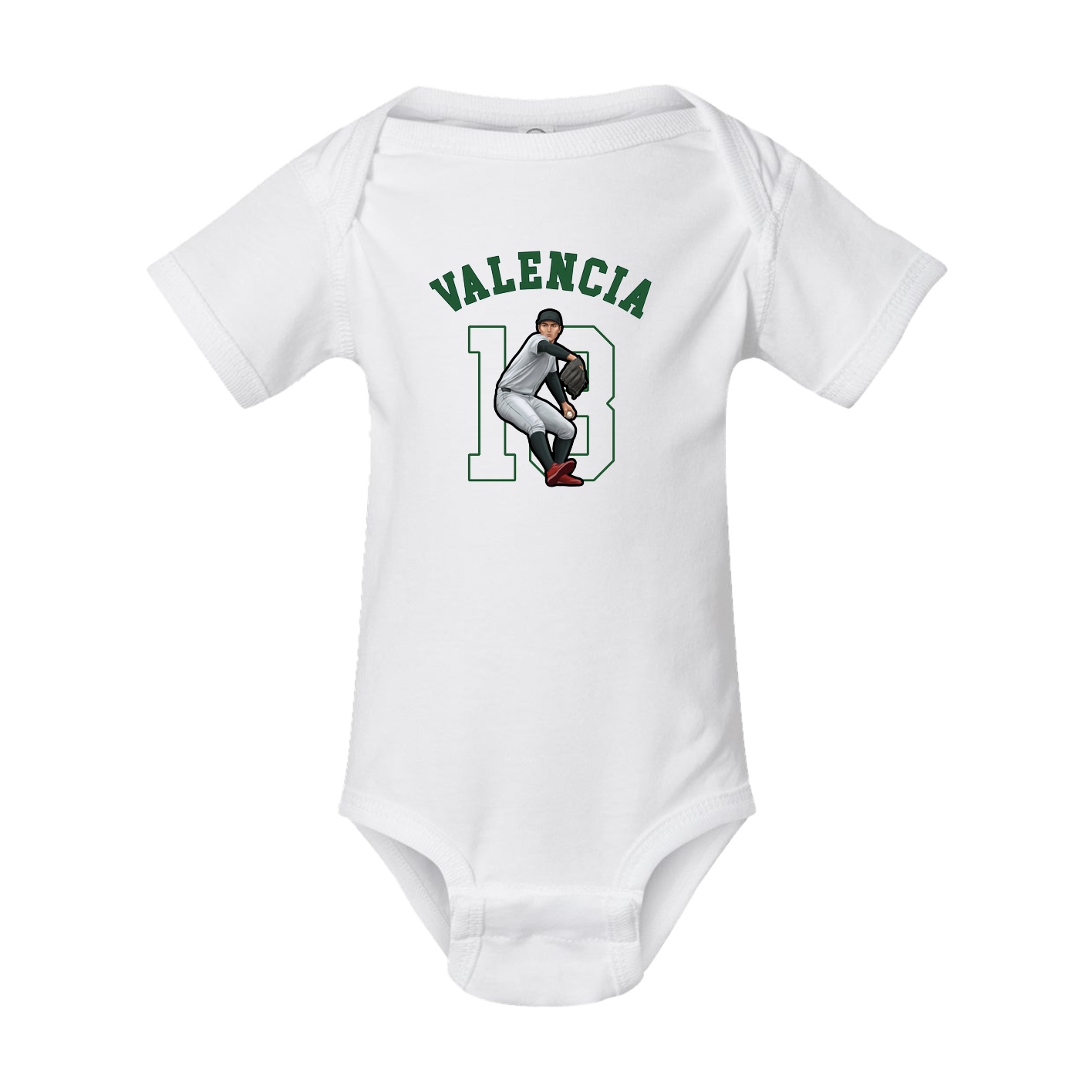 Baby Onesie — Shirsey Arch in White