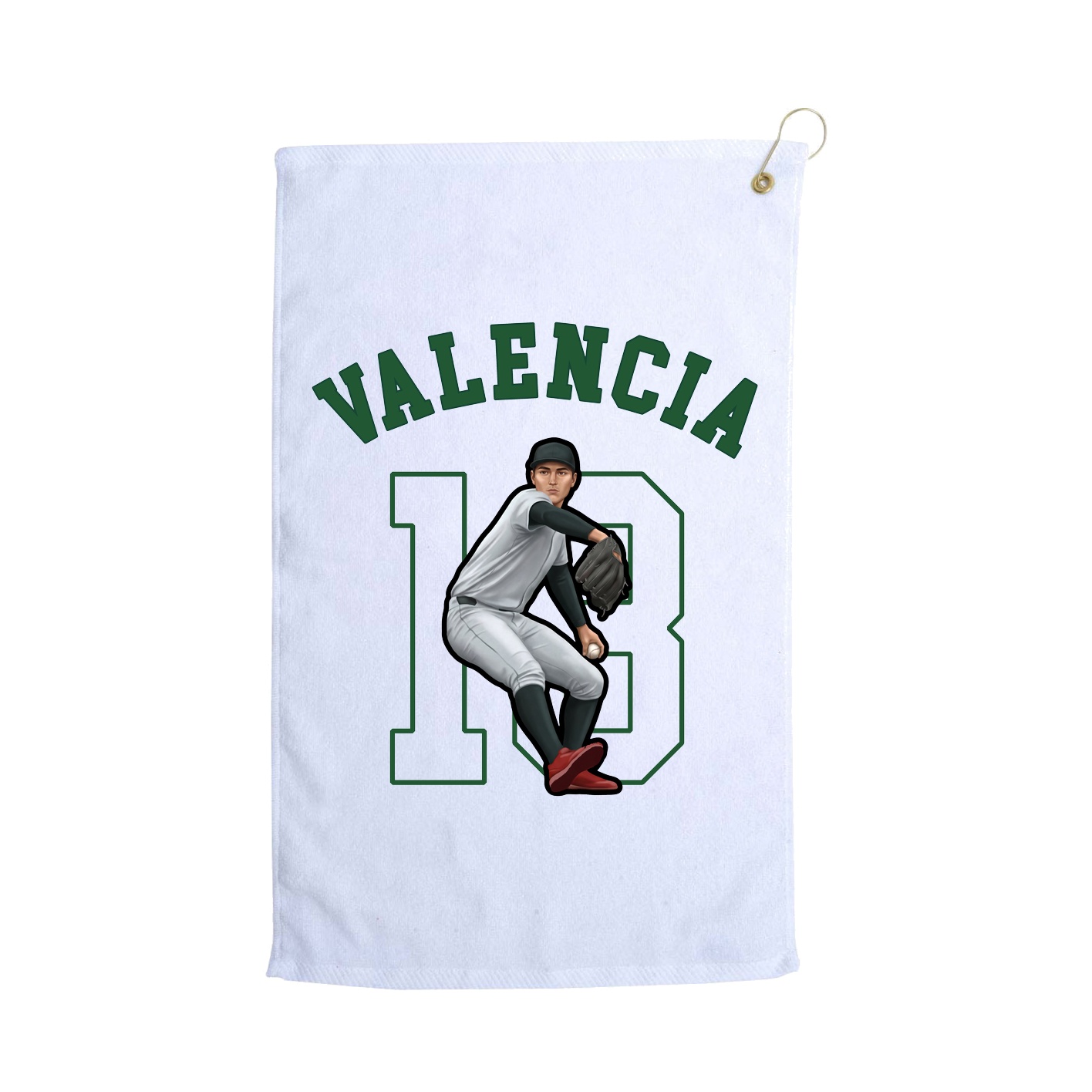 Golf Towel — Shirsey Arch in White